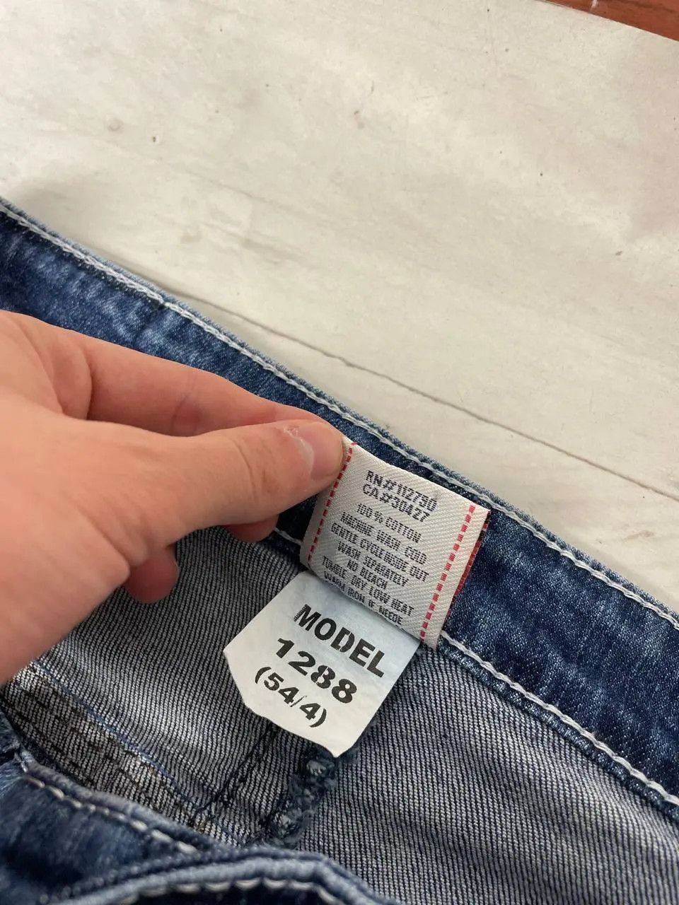 True Religion Vintage True Religion Ricky Super T Denim Jeans Japan Size US 36 / EU 52 - 10 Thumbnail
