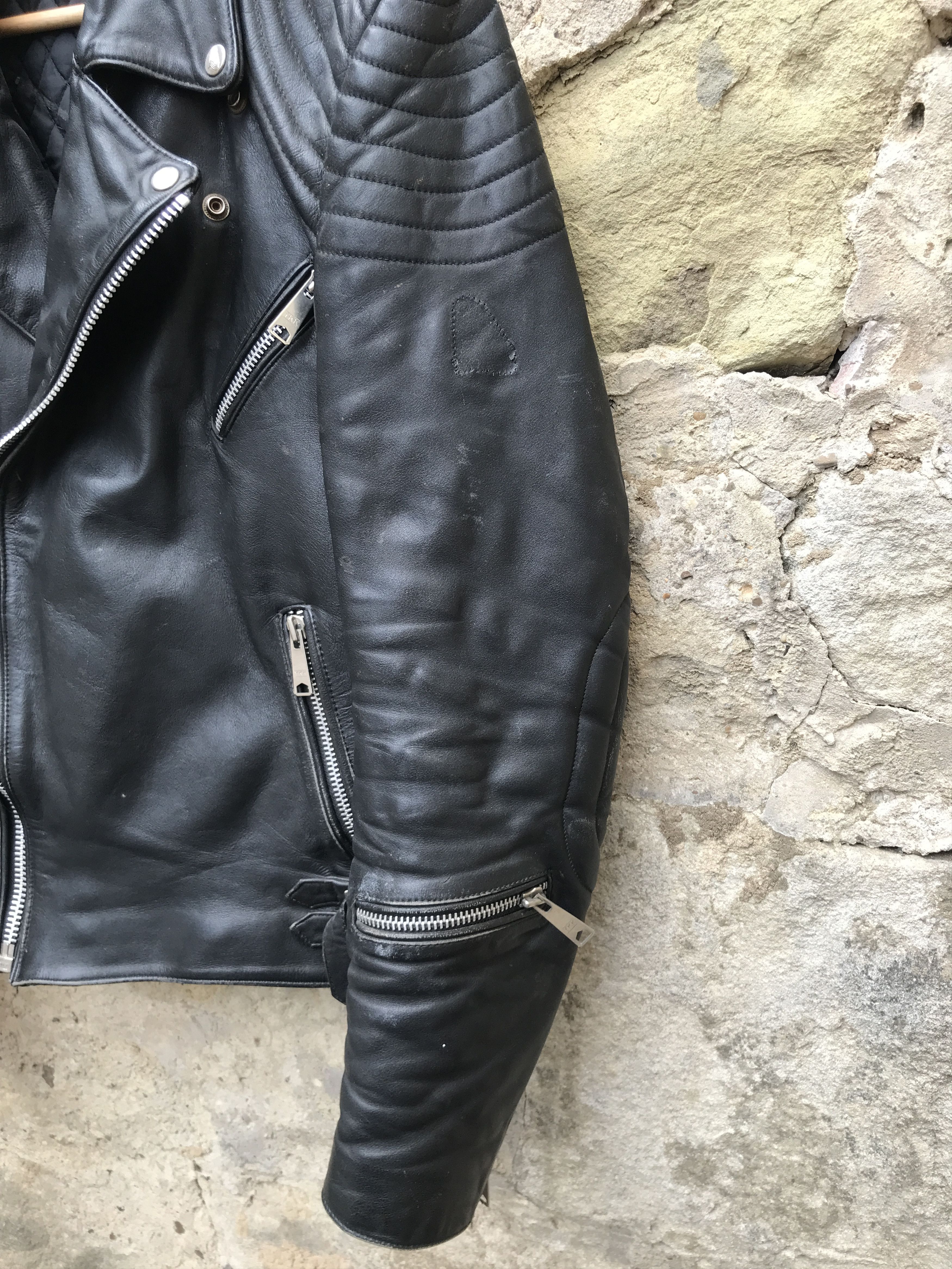 Vintage Rare Vintage 80s German Motorcycle Leather Biker Jacket Size US M / EU 48-50 / 2 - 5 Thumbnail