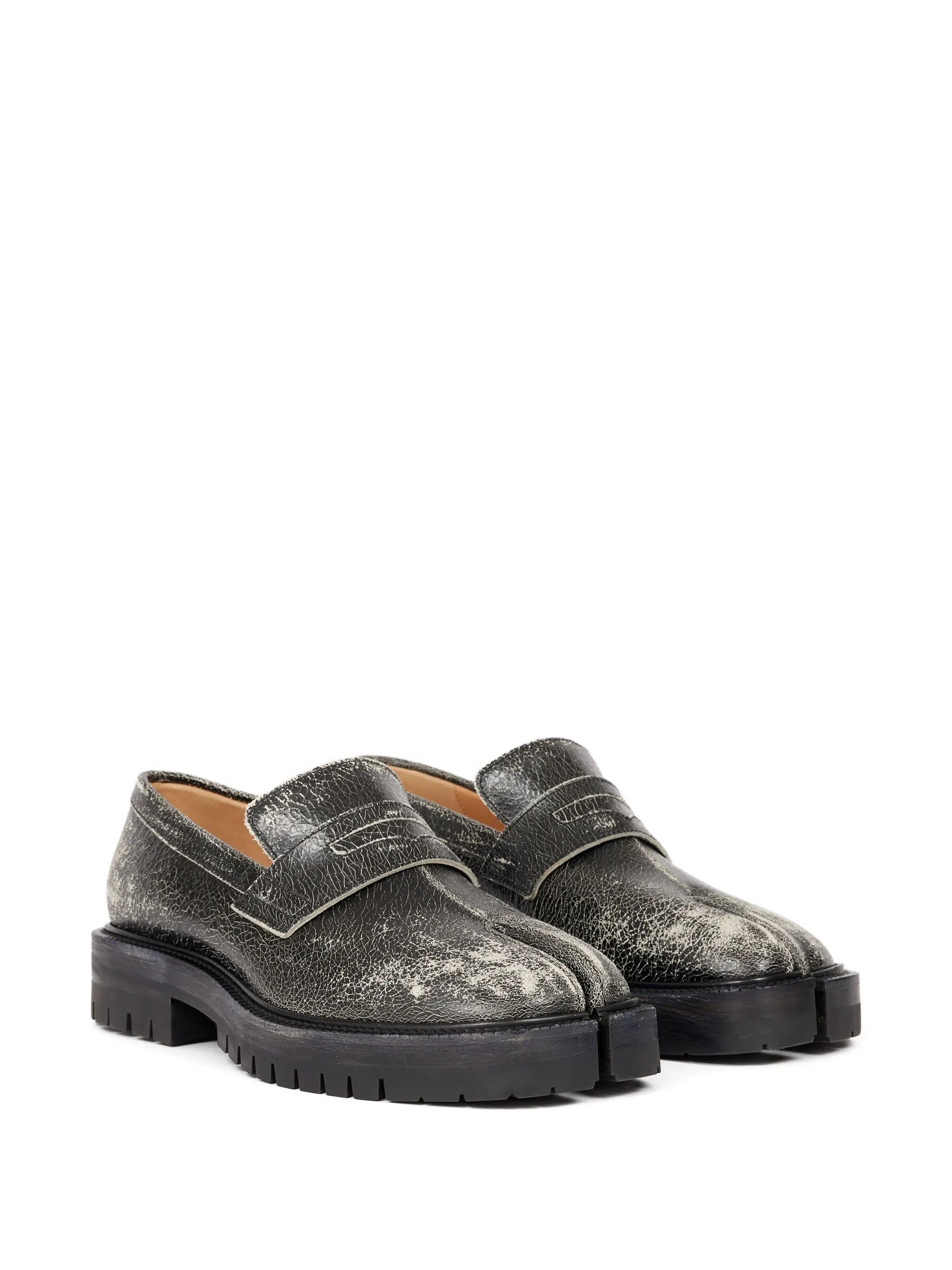 Maison Margiela o1w1db10526 555 / Tabi County Loafers in Black Size US 8 / IT 38 - 2 Thumbnail