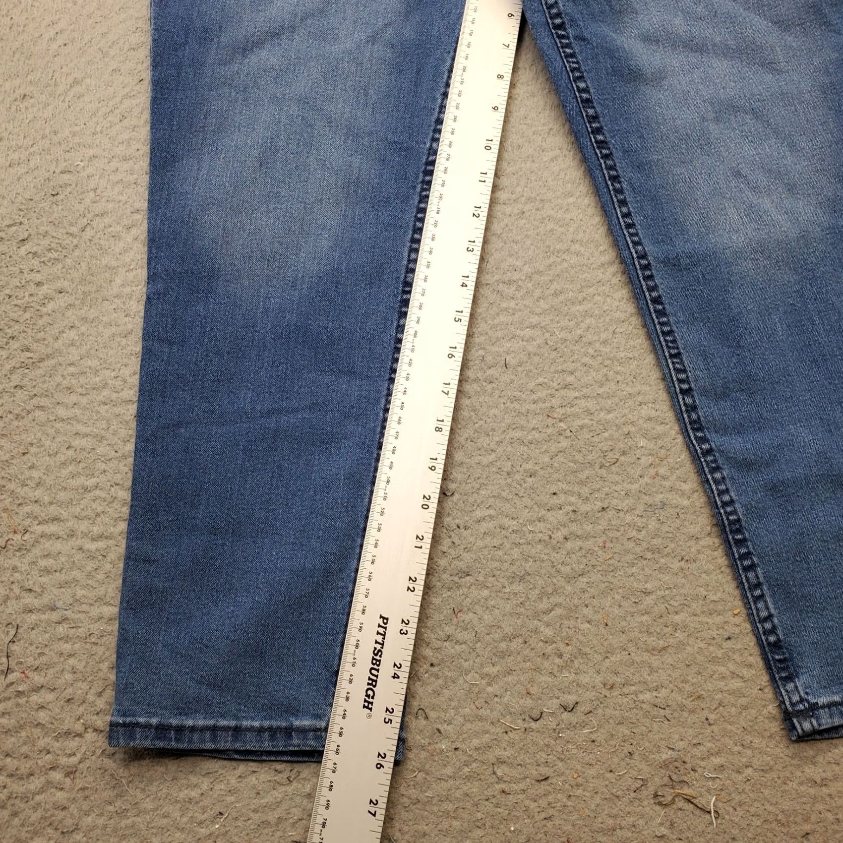 Vintage ESMARA Jeans Womens Size 34 Blue Denim Stretch Mom Fit High Rise Straight Leg Jeans Size 24" / US 00 / IT 34 - 4 Thumbnail