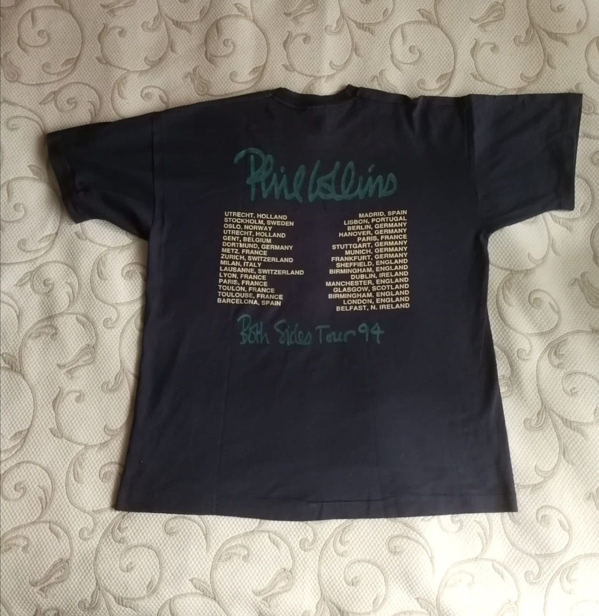 Band Tees VINTAGE 1994 PHILIP COLLINS TEE TOUR RARE Y2K Size US XL / EU 56 / 4 - 2 Thumbnail