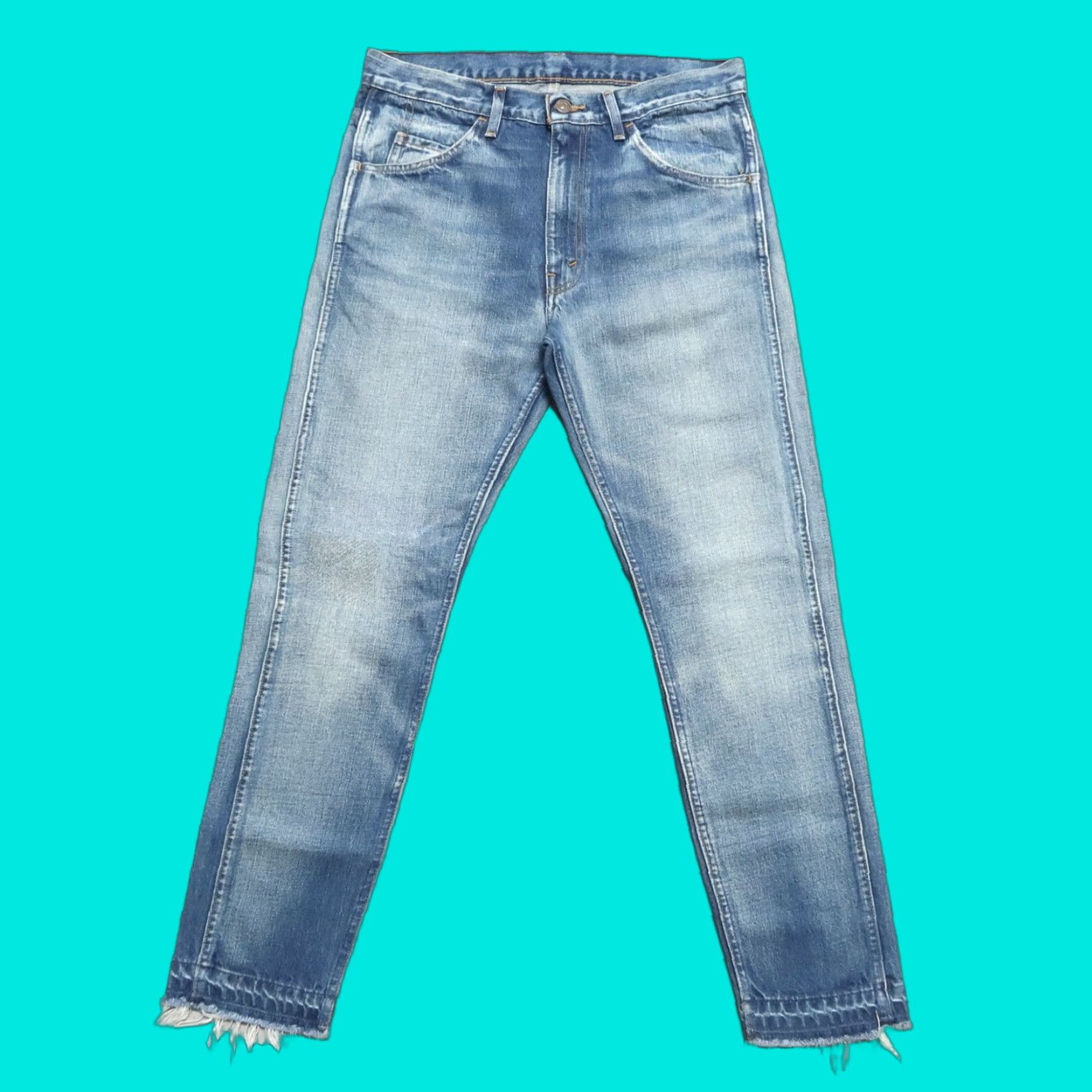 VINTAGE Levis LVC Big E Cone Denim Jeans 32 Sample Mens Jeans Medium Wash Vintage Clothing
