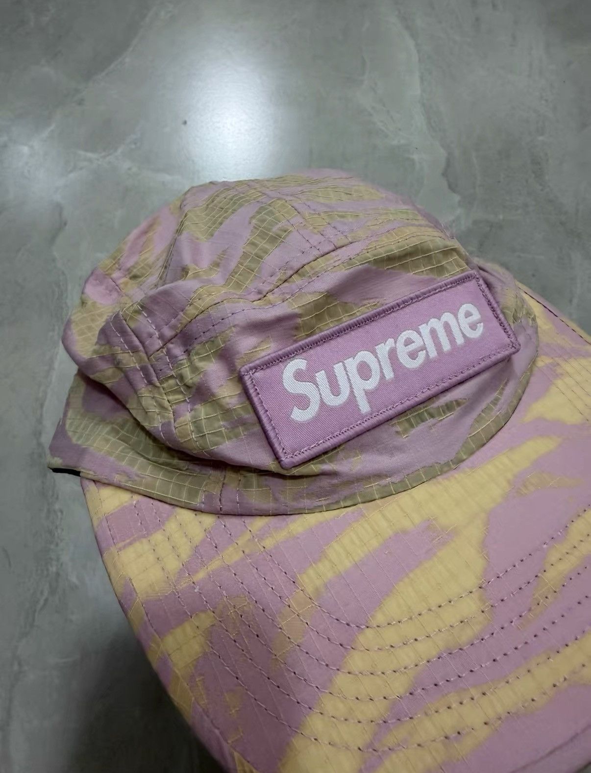Supreme Supreme SS26 WEEK 3 Tiger Camo Ripstop Camp Cap J34 Size ONE SIZE - 2 Thumbnail