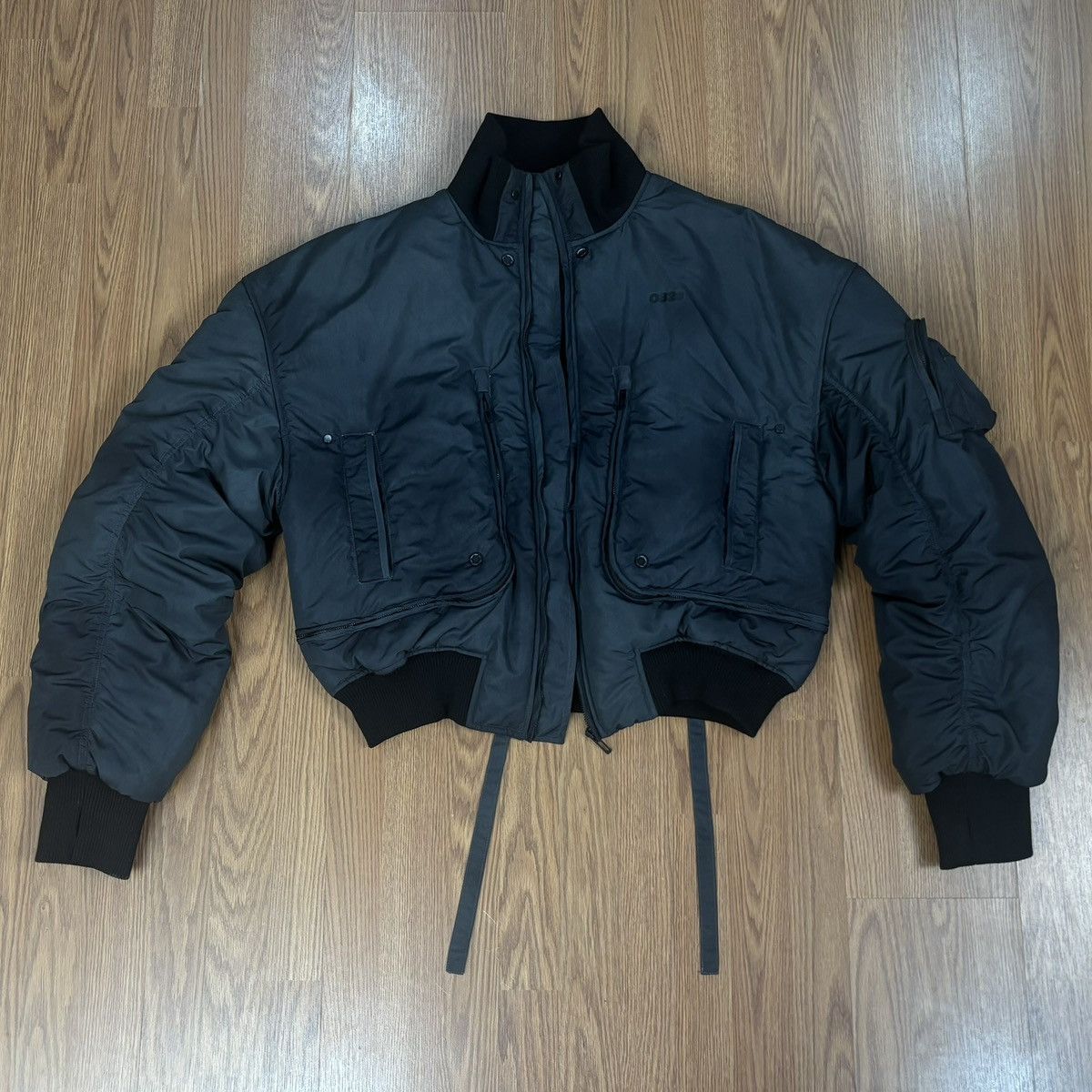 032c 032c Black Turbulence Bomber Jacket Size US S / EU 44-46 / 1 - 2 Thumbnail