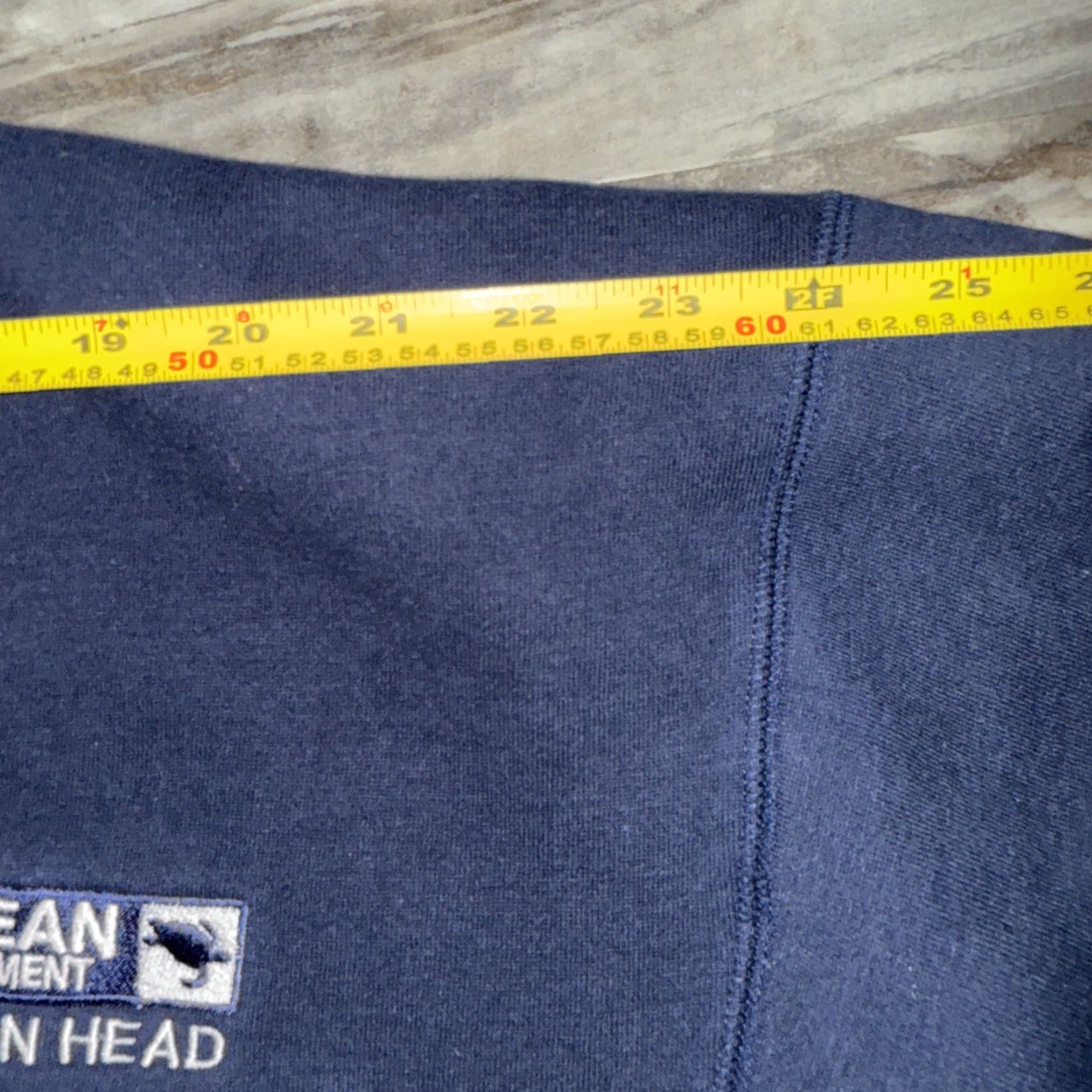 Vintage VINTAGE Hilton Head Shirt Co Sweatshirt Men XXL Navy Pullover V-Neck Fleece Logo 90s Beach Classic USA Shirt Size US XXL / EU 58 / 5 - 7 Thumbnail