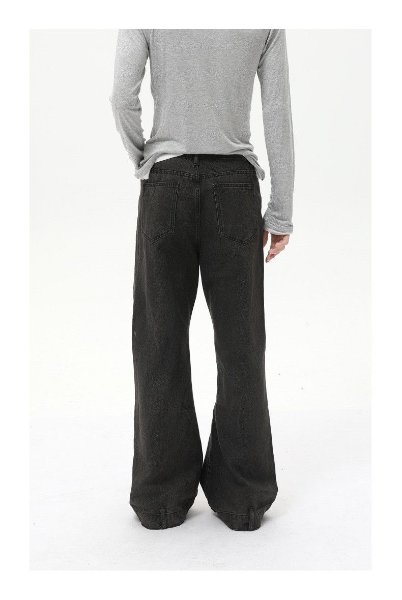 Japanese Brand × Jean High street American beaded stitching gray flared jeans y2k Size US 32 / EU 48 - 6 Thumbnail