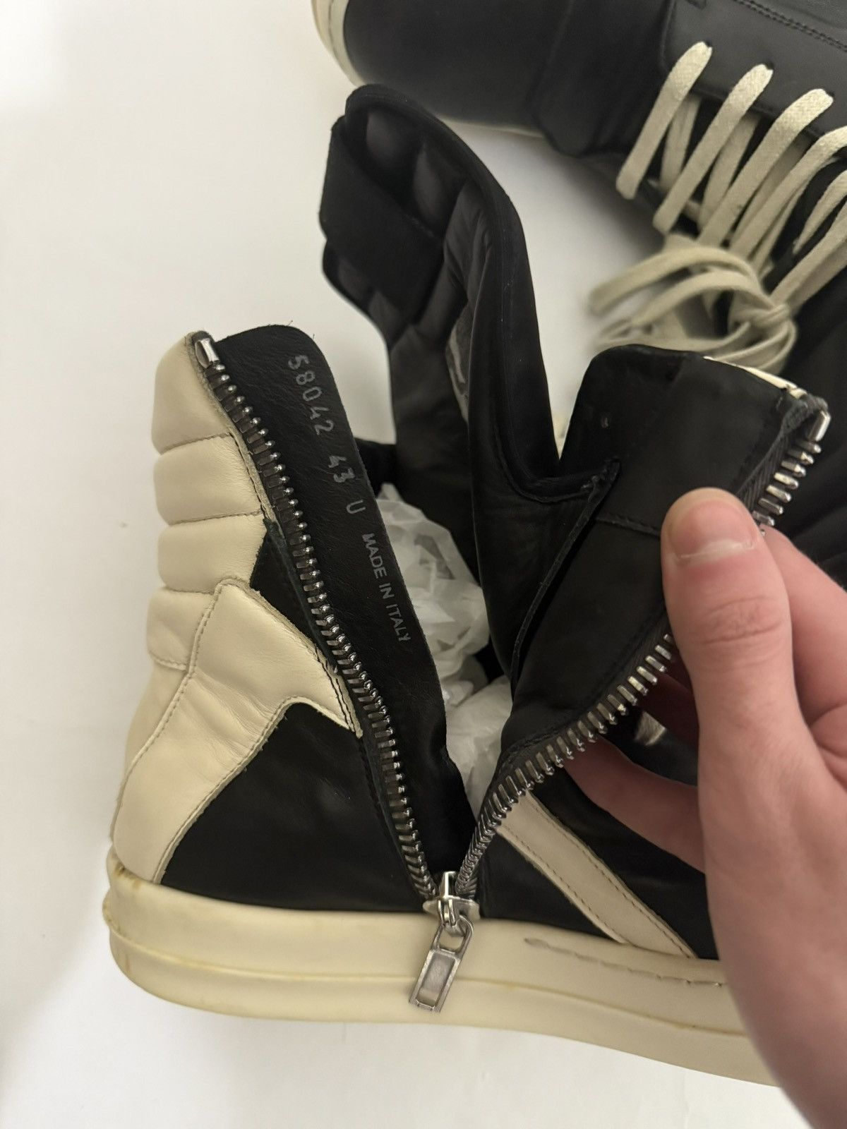 Rick Owens Rick Owens Geobasket Sneakers Size US 10 / EU 43 - 6 Thumbnail