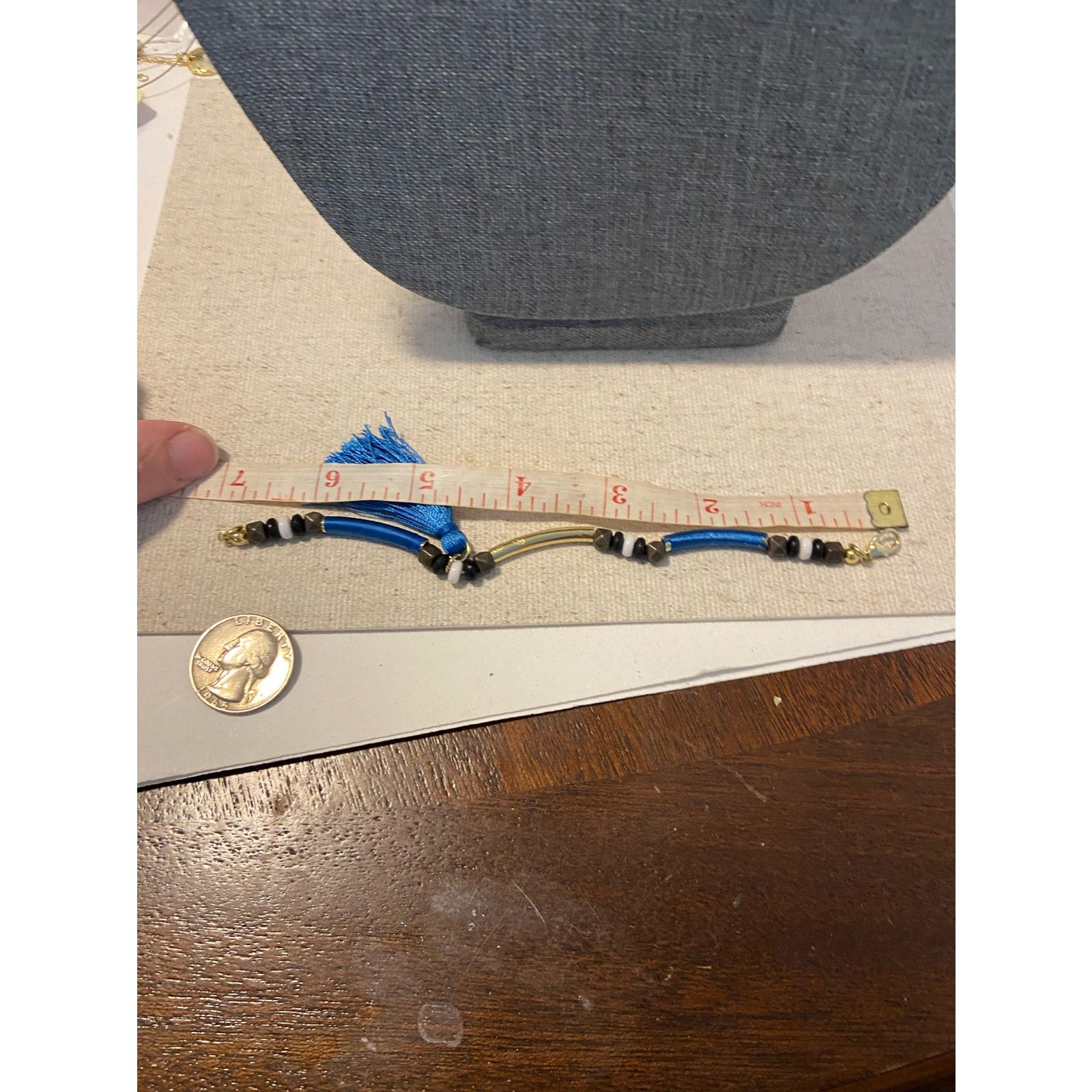 Other Blue tassel bracelet Size ONE SIZE - 4 Thumbnail