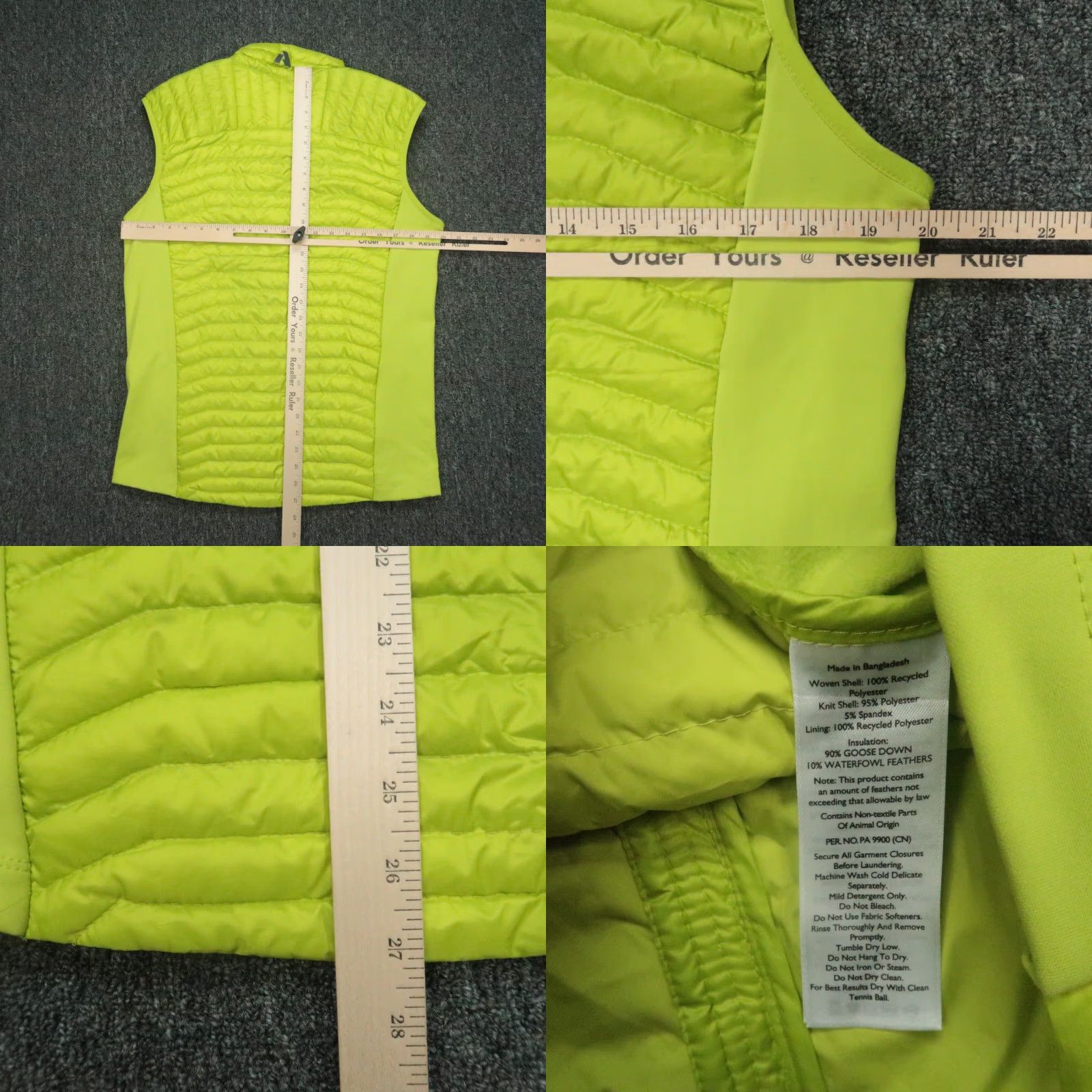 Eddie Bauer Eddie Bauer Vest Mens Medium Yellow First Ascent Microtherm 2.0 Puffer 800 Down Size US M / EU 48-50 / 2 - 8 Thumbnail