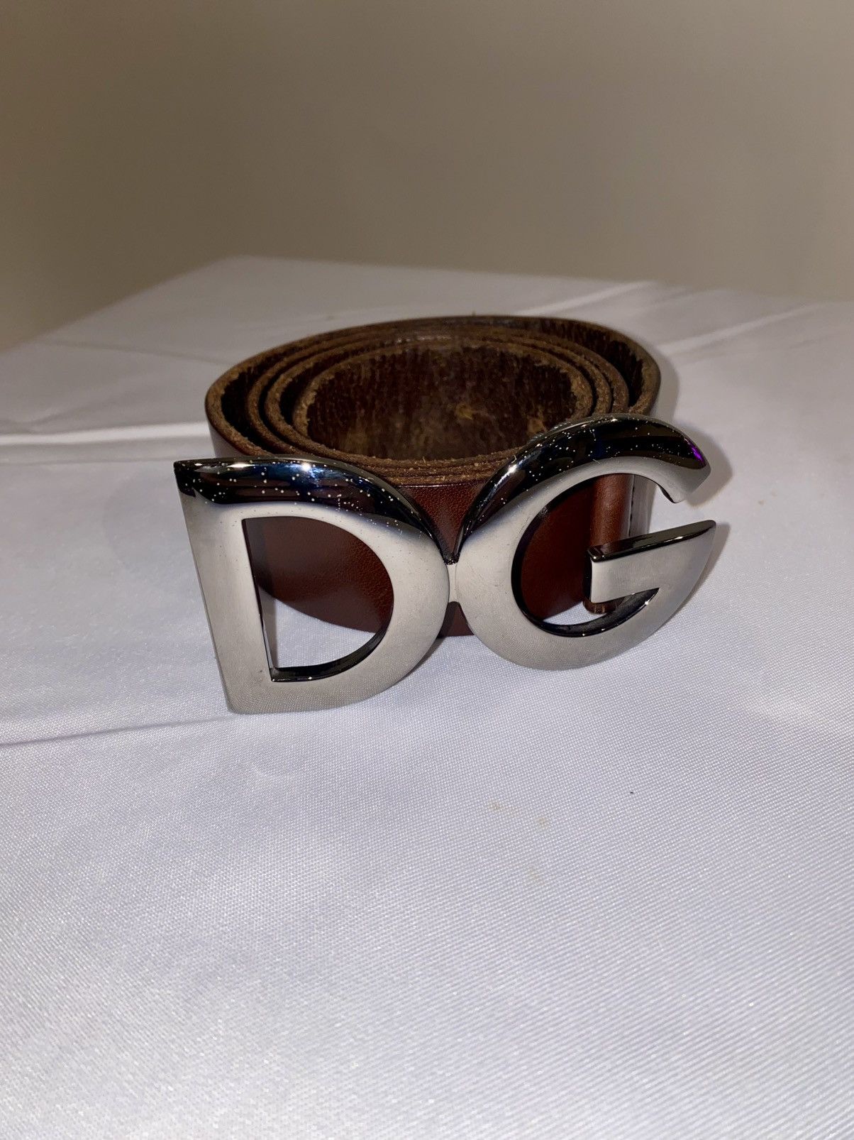 Dolce & Gabbana DOLCE & GABBANA LOGO BUCKLED BELT 36 to 40 Size 36 - 2 Thumbnail