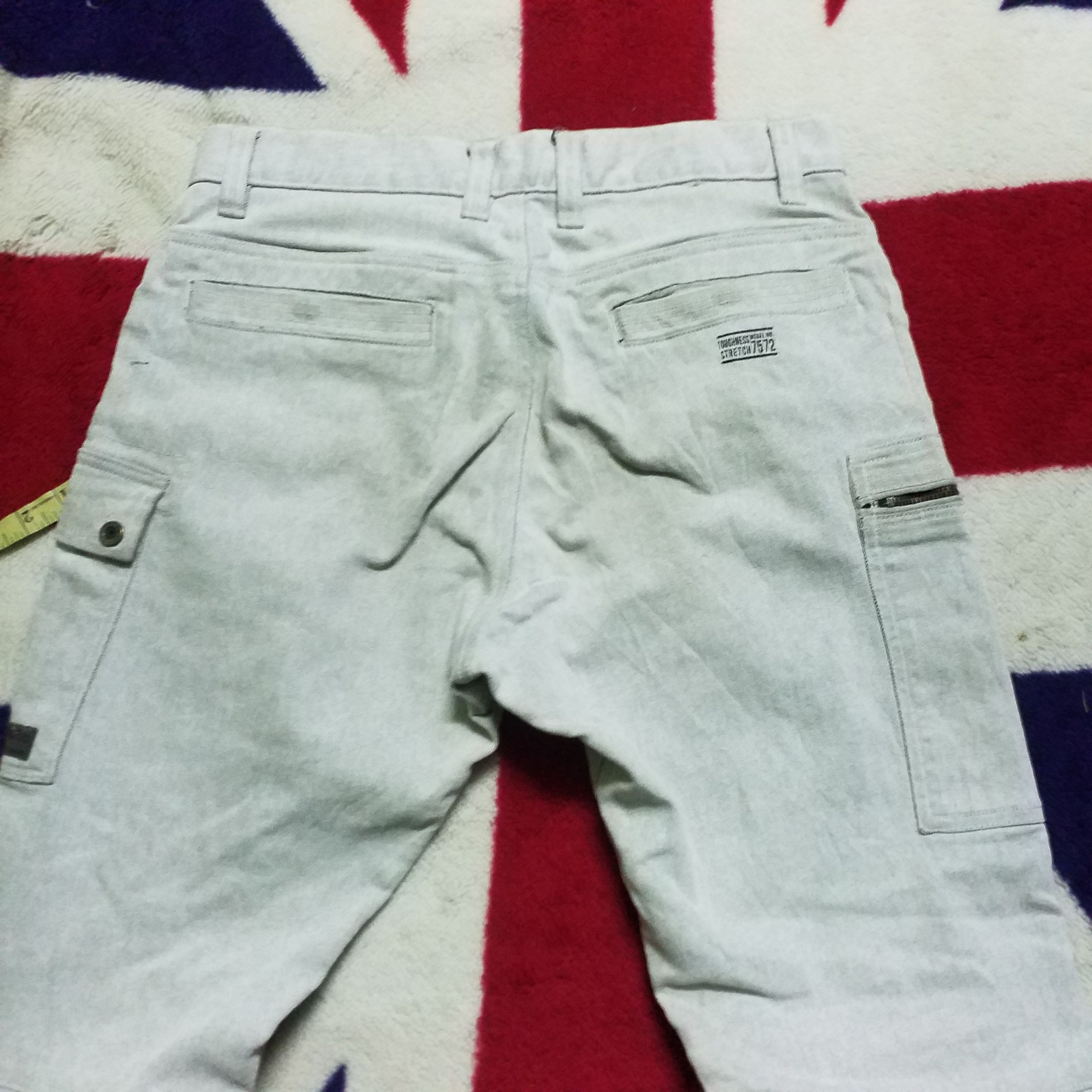 Japanese Brand ELASTIC JEANS CARGO Size US 33 - 9 Thumbnail