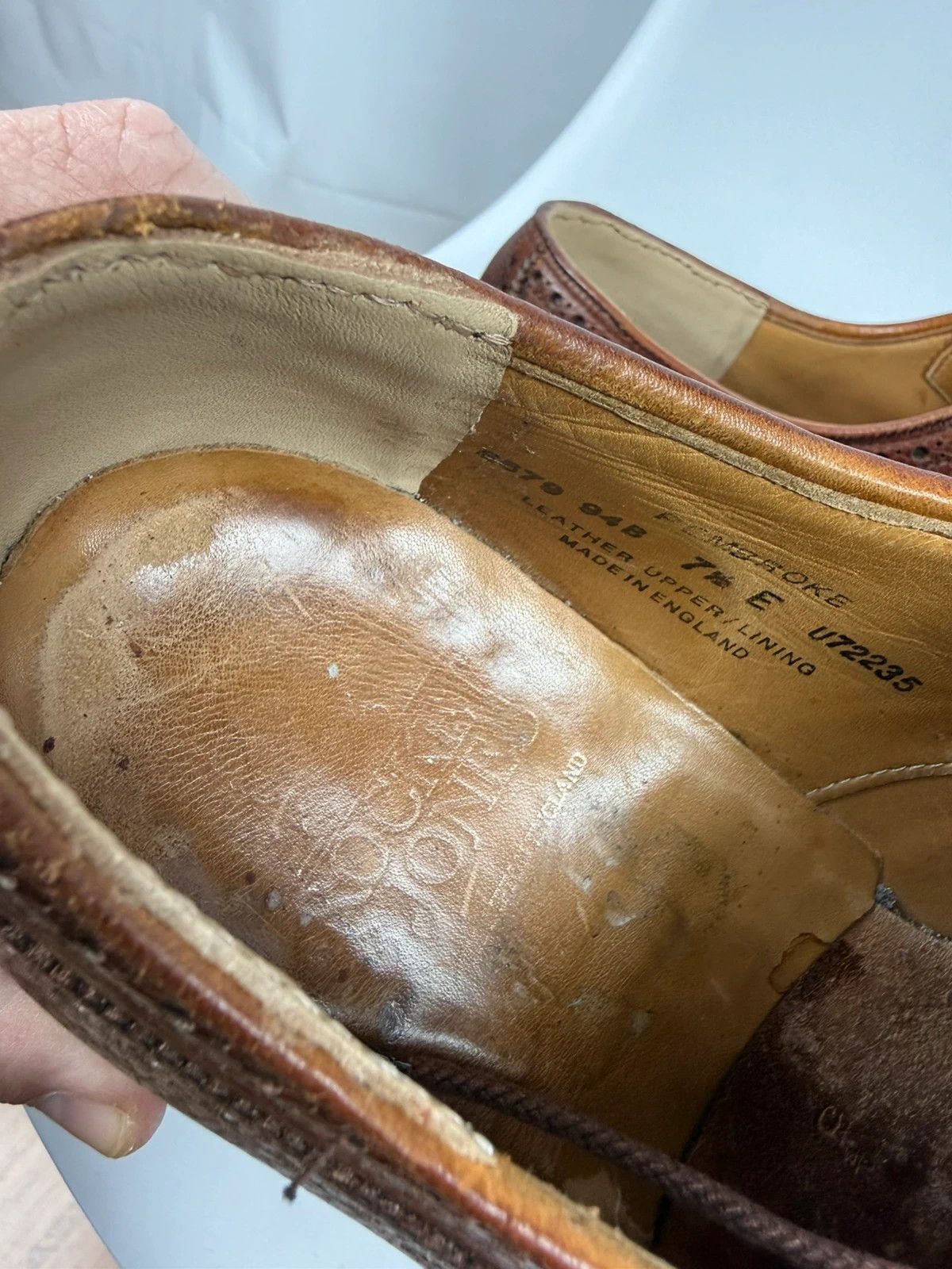 Crockett & Jones Crockett & Jones Brogues Genuine Leather size 7.5 Size US 8.5 / EU 41-42 - 10 Thumbnail