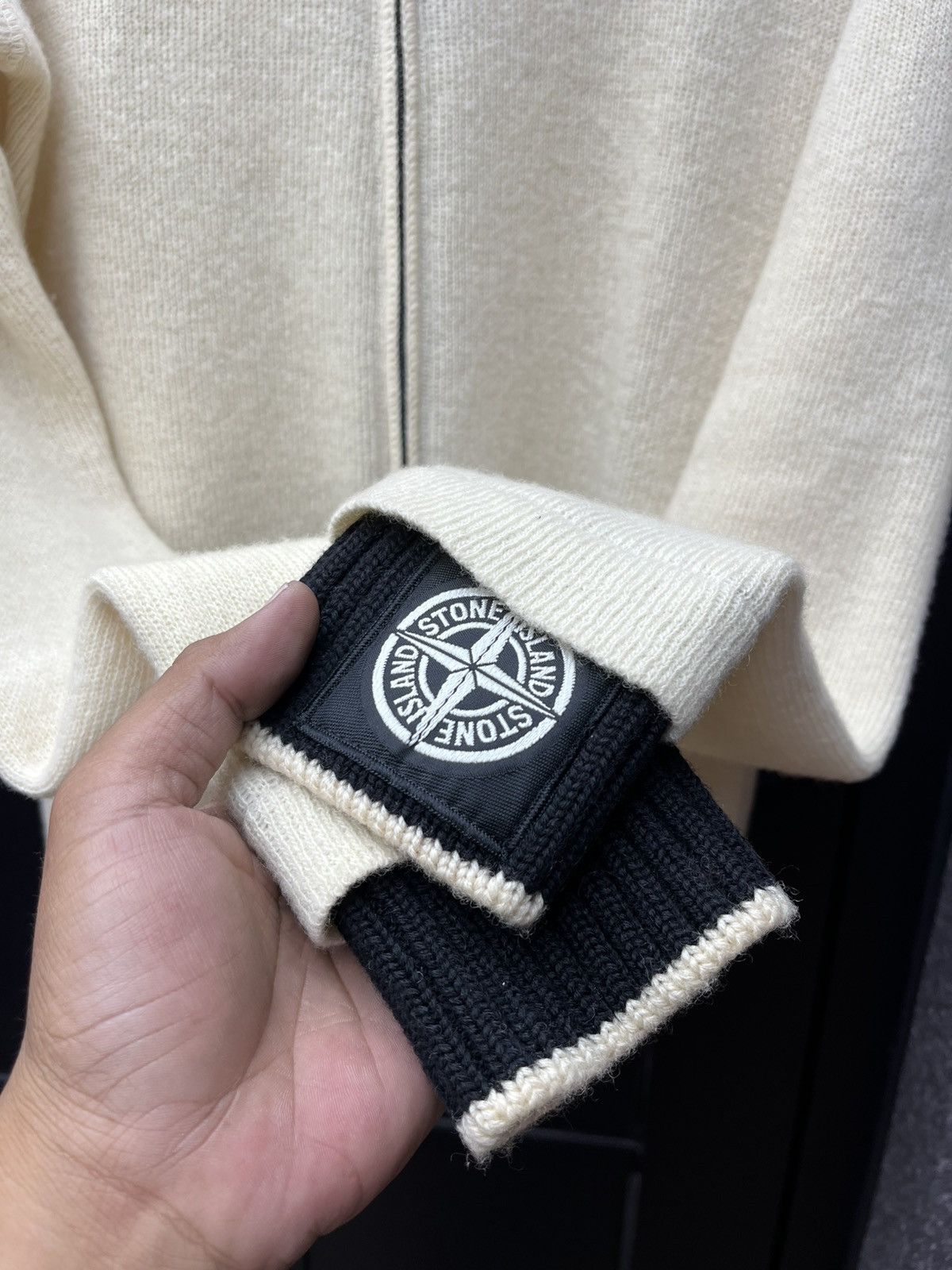 Stone Island Vintage stone island wool tracktop jacket Size S / US 4 / IT 40 - 4 Thumbnail