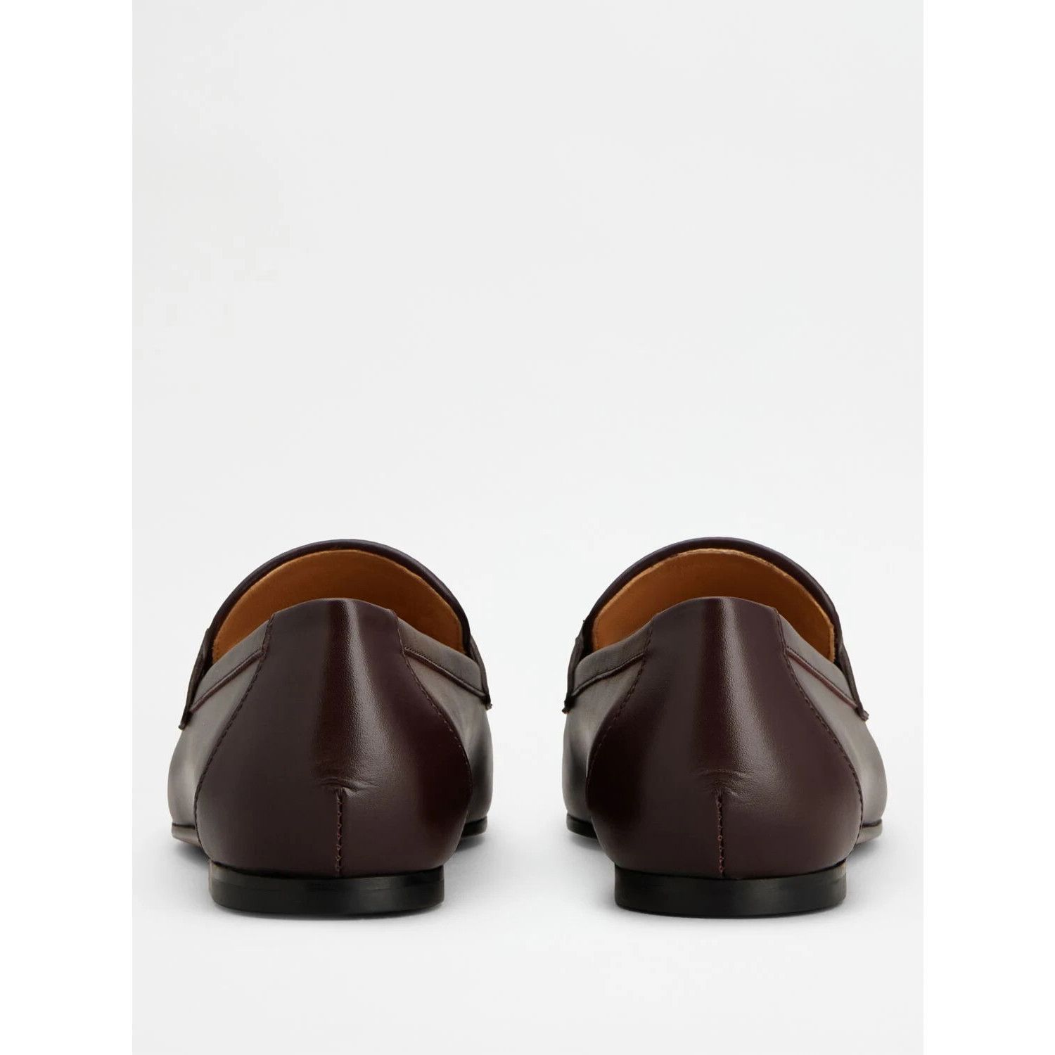 TOD'S Brown Leather Loafers New (Women's size:12;)