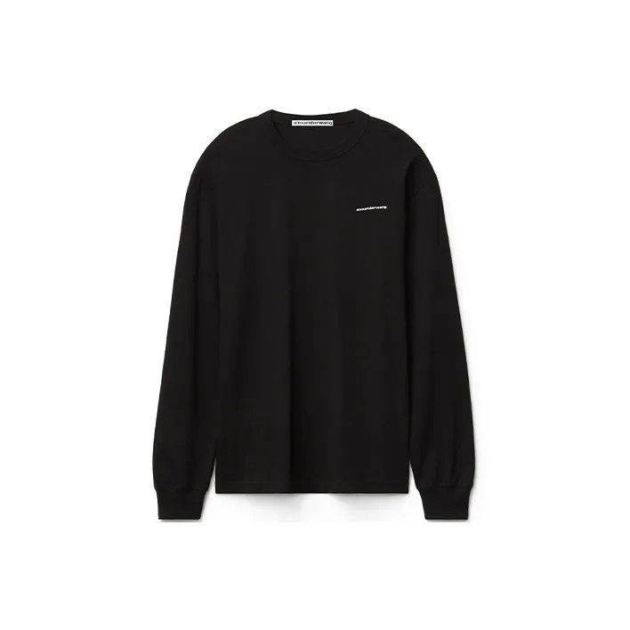 Alexander Wang Unisex Long Sleeve T-shirt Black 0079