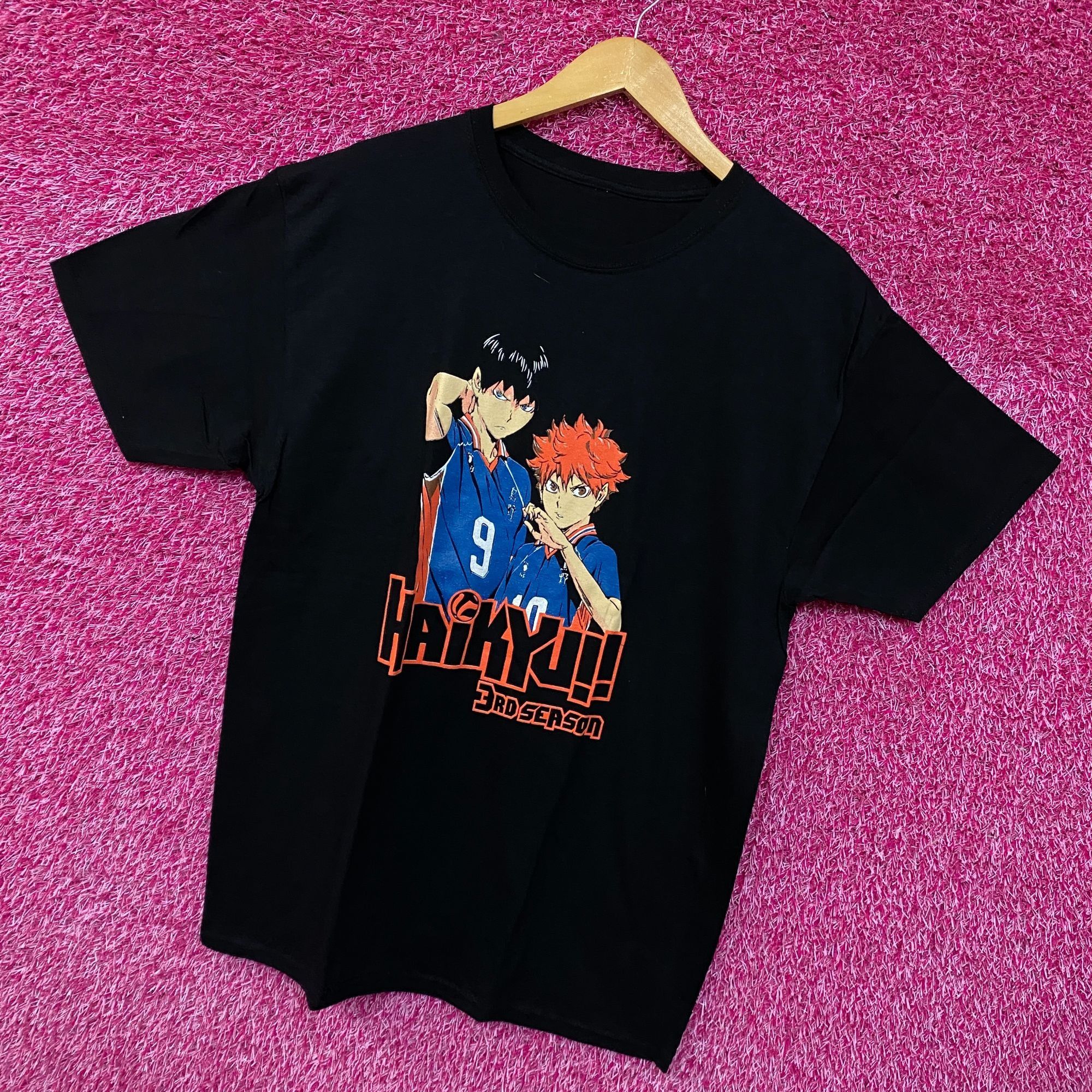 Anime Haikyu Kageyama and Hinata Tshirt size medium Size US M / EU 48-50 / 2 - 3 Thumbnail