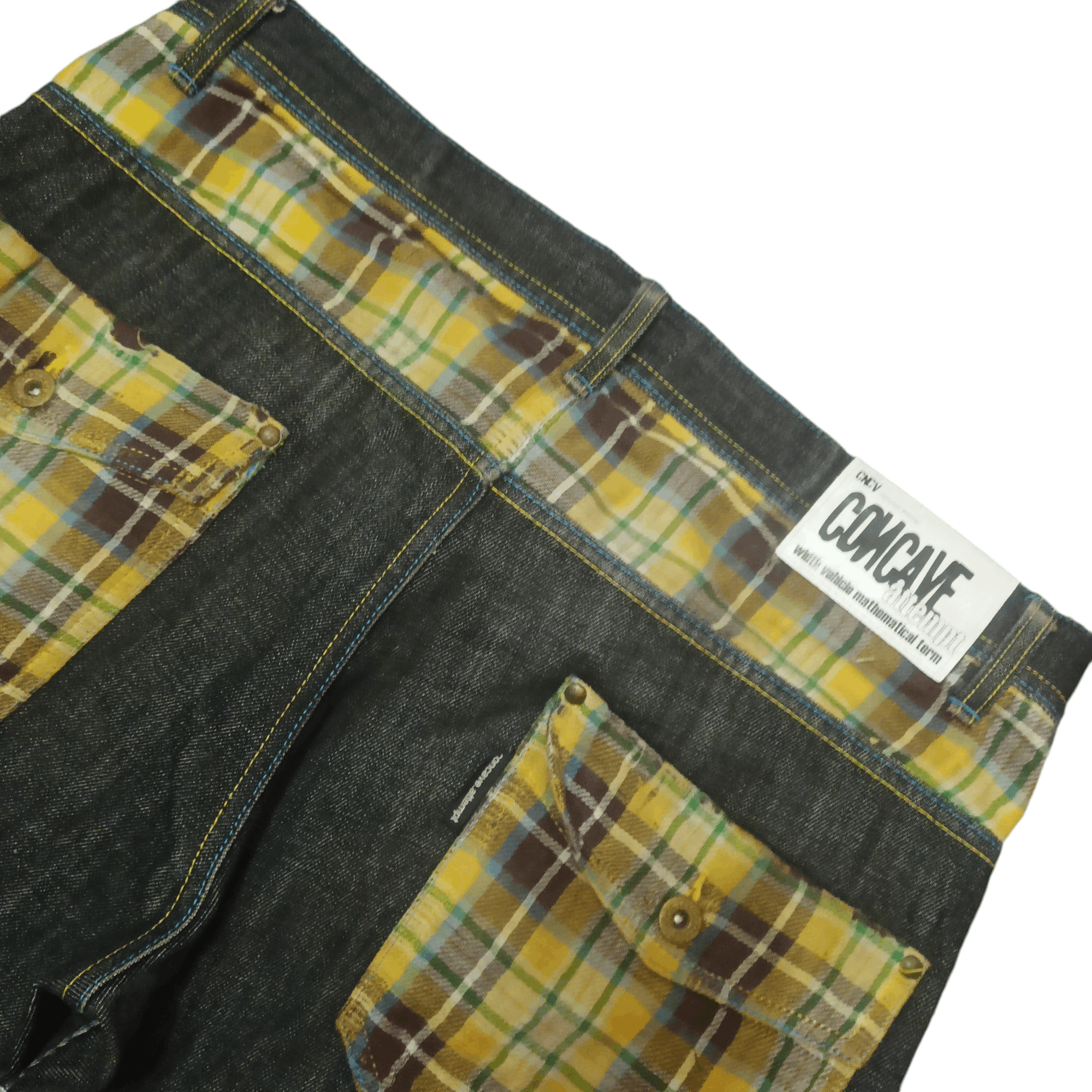 Japanese Brand Rare!!! Japanese Concave attempt jeans pocket navajo design Size US 35 - 15 Thumbnail