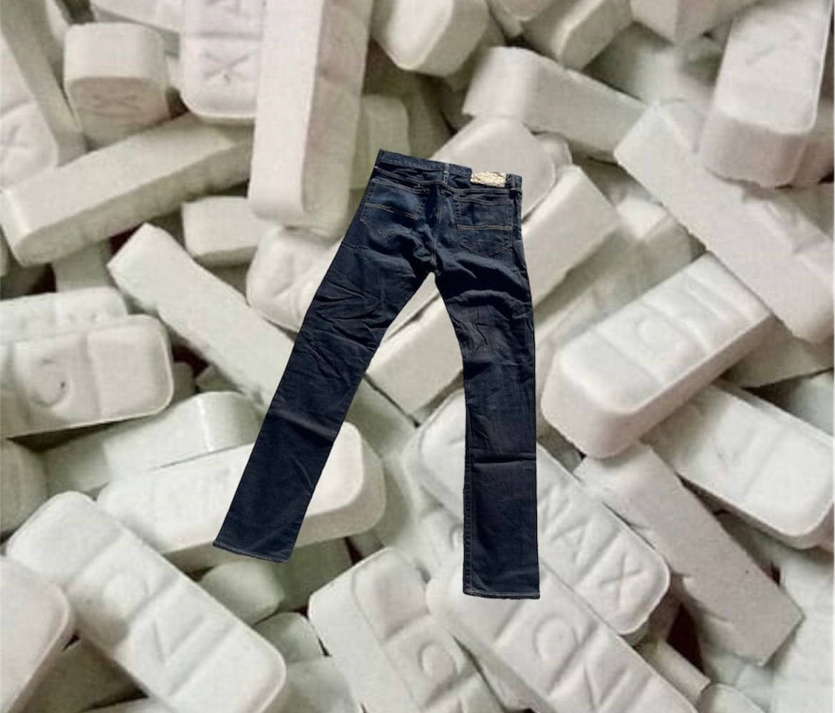 image of Denim And Supply Ralph Lauren x Polo Ralph Lauren Skinny Fit Vintage Polo Ralph Laurent Jeans in De