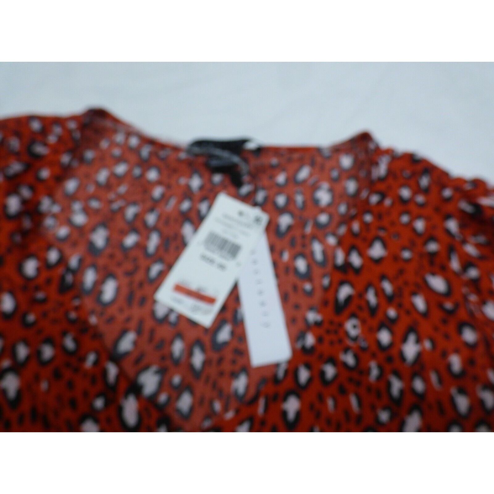 Sanctuary $89.00 Sanctuary Noelle Smocked-Sleeve Top, Red, XS Size XS / US 0-2 / IT 36-38 - 7 Thumbnail