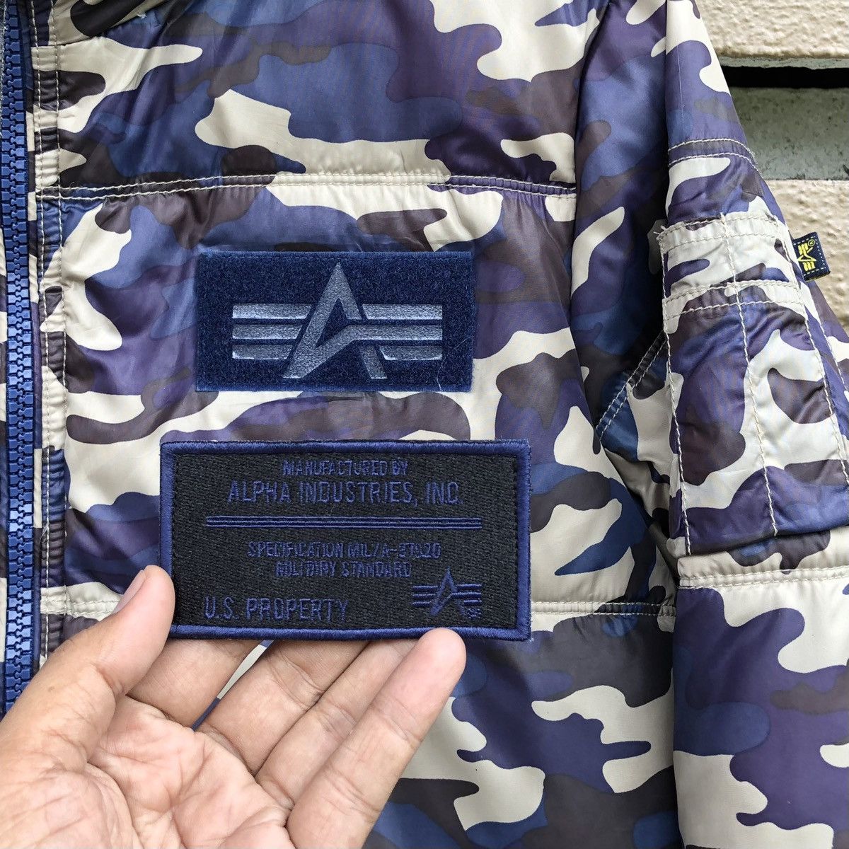 Alpha Industries Alpha Industries Camo Down Feather Puffer Jacket Size US M / EU 48-50 / 2 - 7 Thumbnail