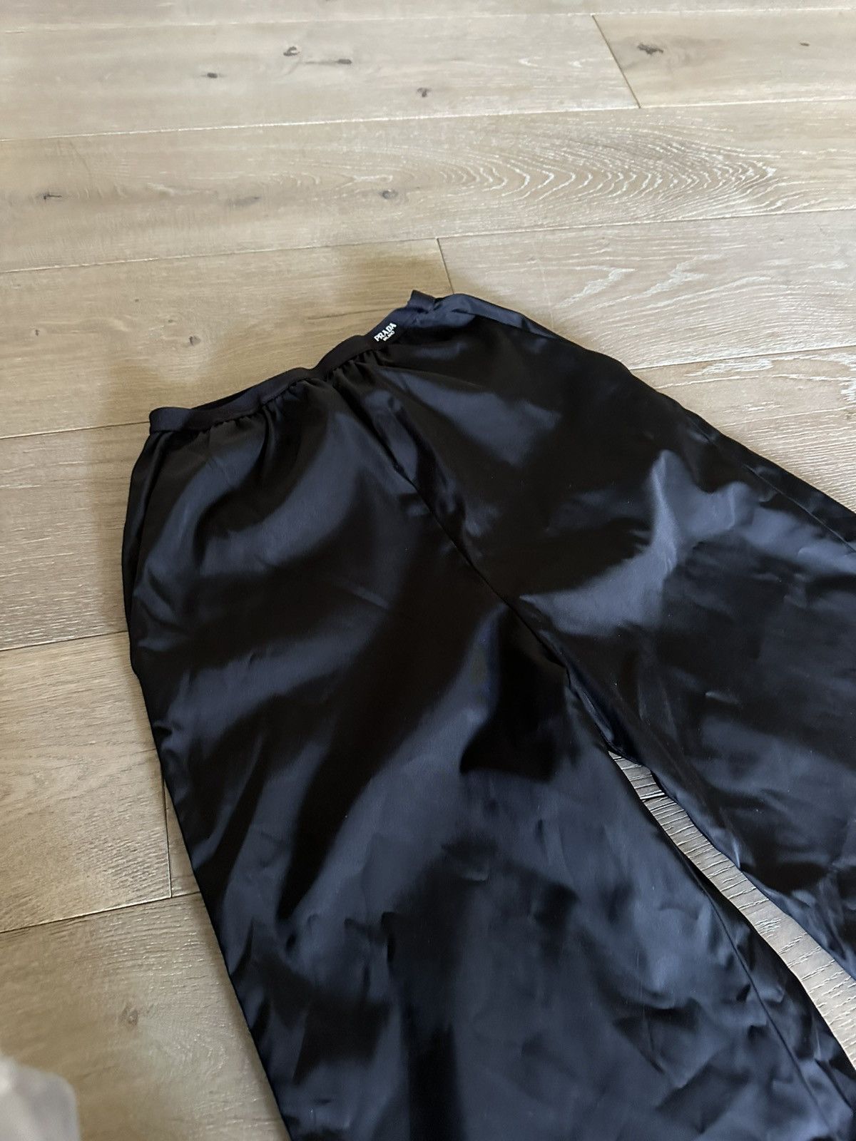Prada Prada Black Nylon Pants Size US 29 - 2 Thumbnail