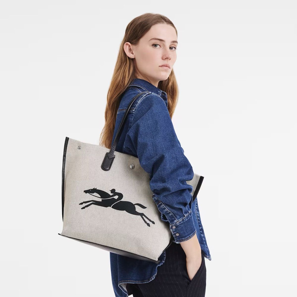 Longchamp 🌟LONGCHAMP ESSENTIAL TOILE CANVAS SHOLDER BAG Size ONE SIZE - 12 Thumbnail