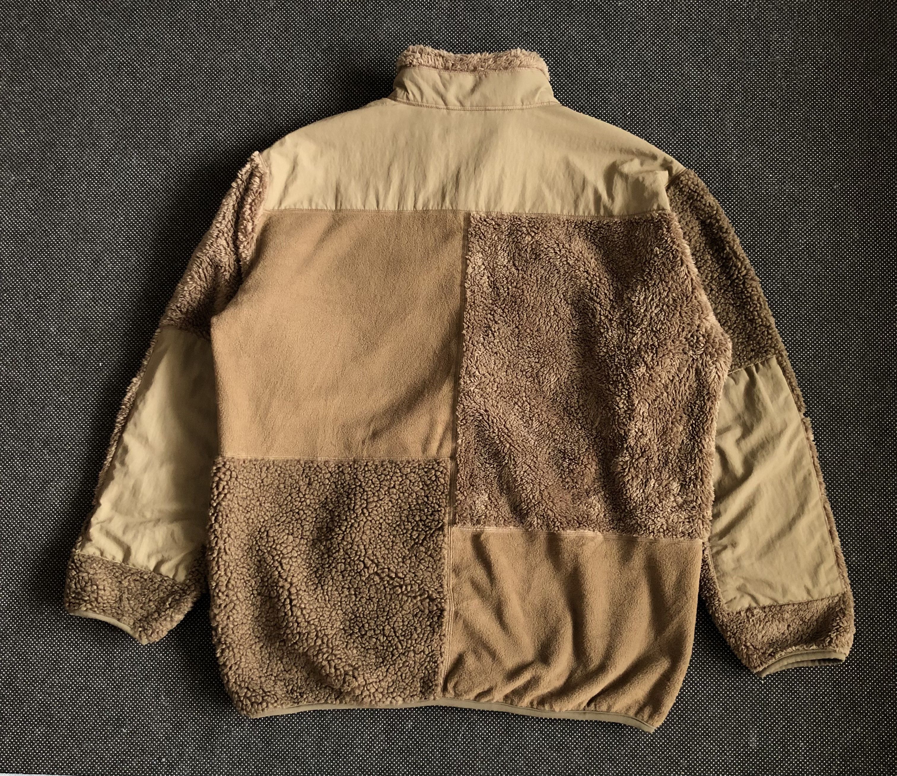 Engineered Garments × Uniqlo ENGINEERED GARMENTS X UNIQLO PATCHWORK SHERPA FLEECE JACKET Size US XL / EU 56 / 4 - 2 Thumbnail