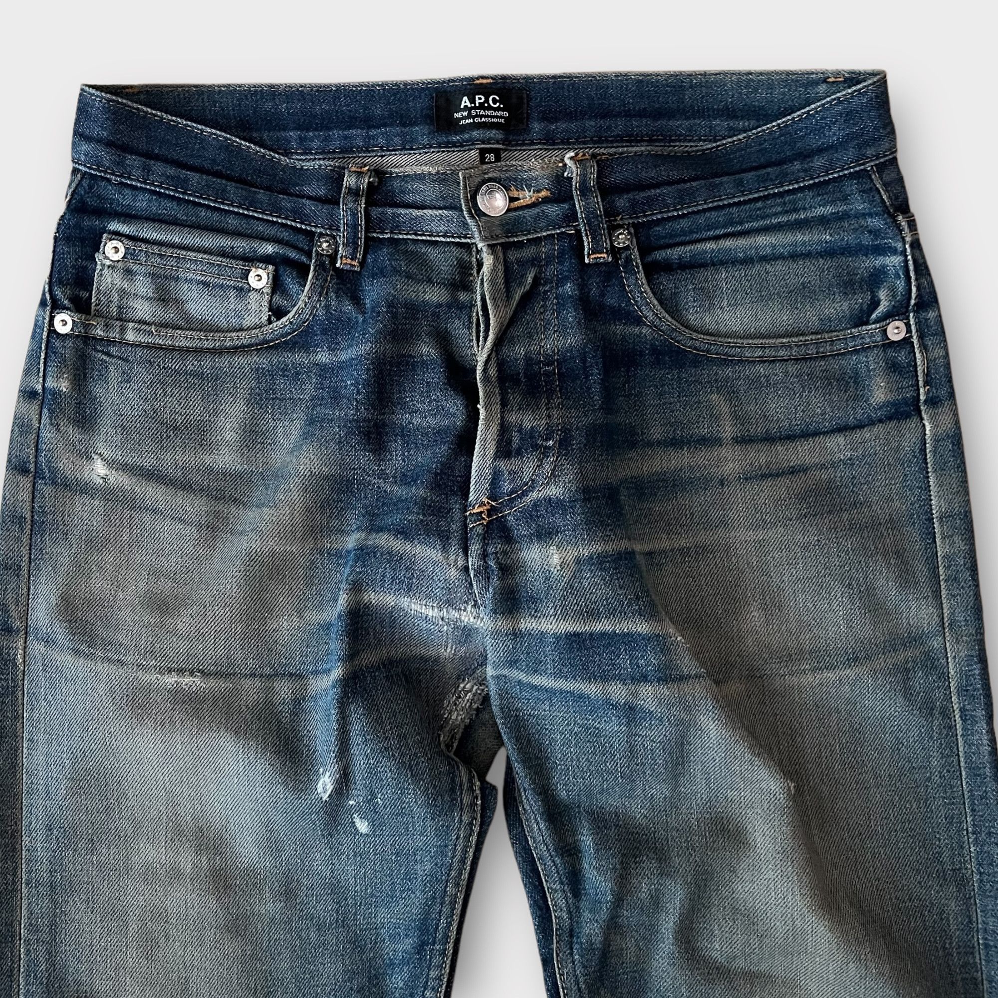 A.P.C. A.P.C. New Standard Selvedge Japanese Raw Denim Jeans APC 28 Size US 28 / EU 44 - 2 Thumbnail