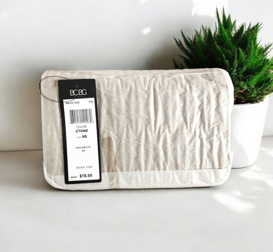 Bcbgmaxazria BCBG Quilted Crossbody Bag-Stone Size ONE SIZE - 8 Thumbnail