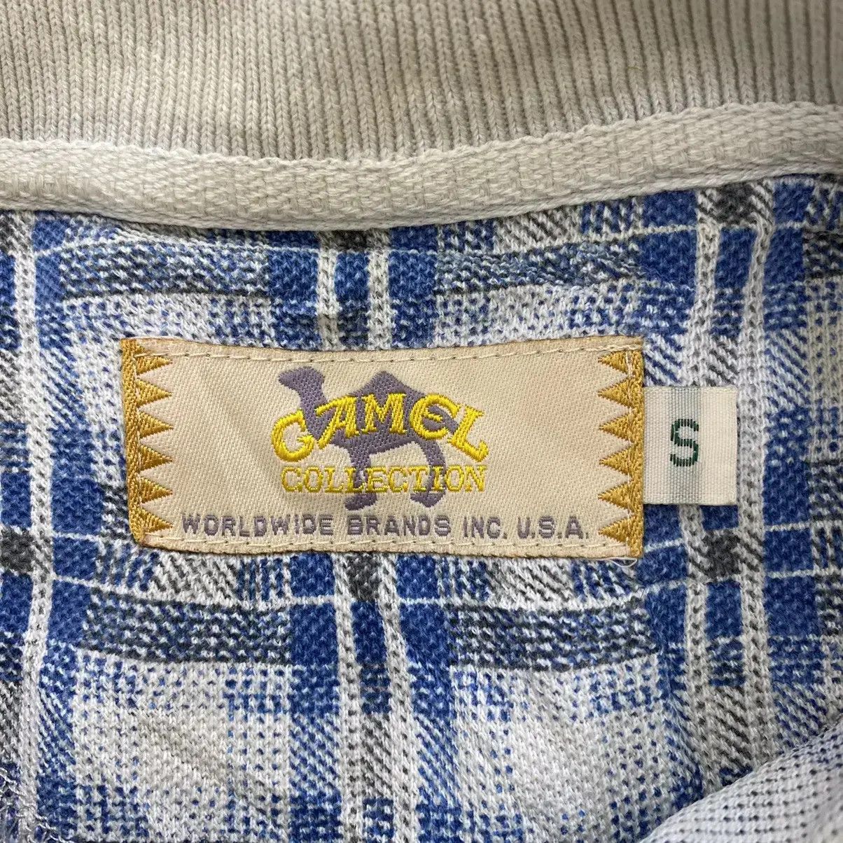Camel × Vintage Vintage CAMEL USA COLLECTION Plaid Checks Polo Tee Shirt Size US S / EU 44-46 / 1 - 5 Thumbnail