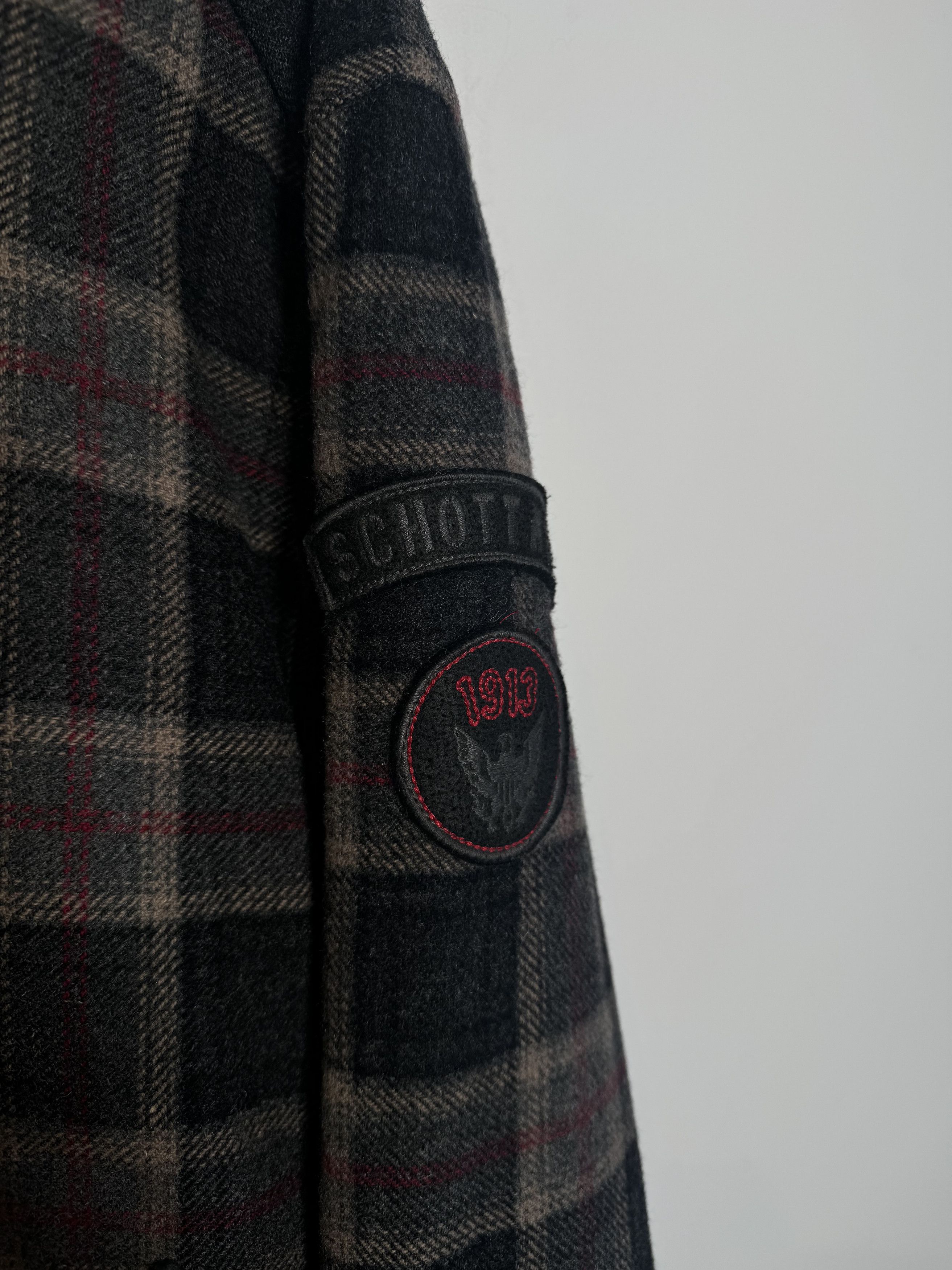 Schott Schott Wool Plaid Jacket Size XXL Size US XL / EU 56 / 4 - 4 Thumbnail