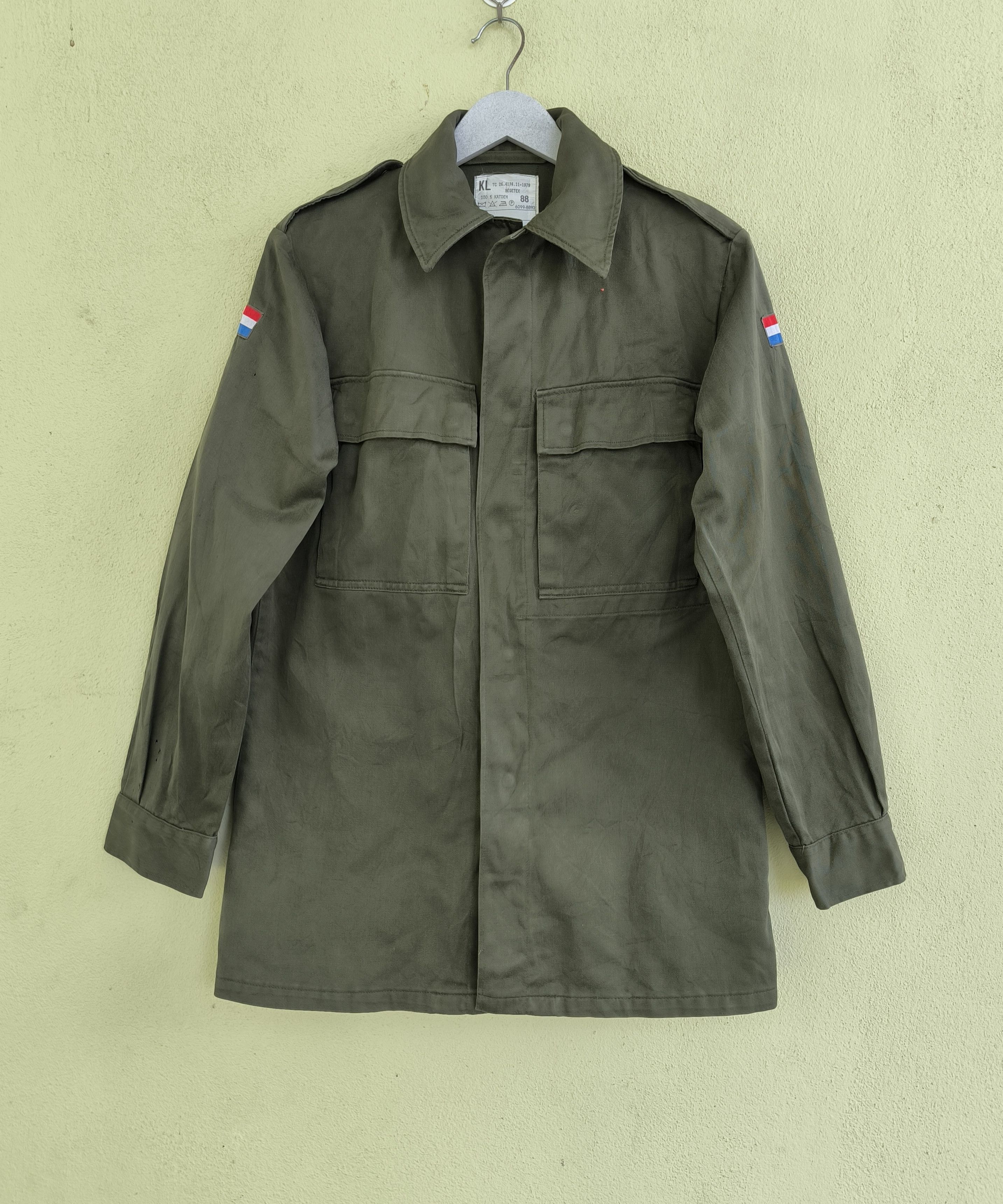 Vintage Vtg France army military field jacket Size US M / EU 48-50 / 2 - 1 Thumbnail