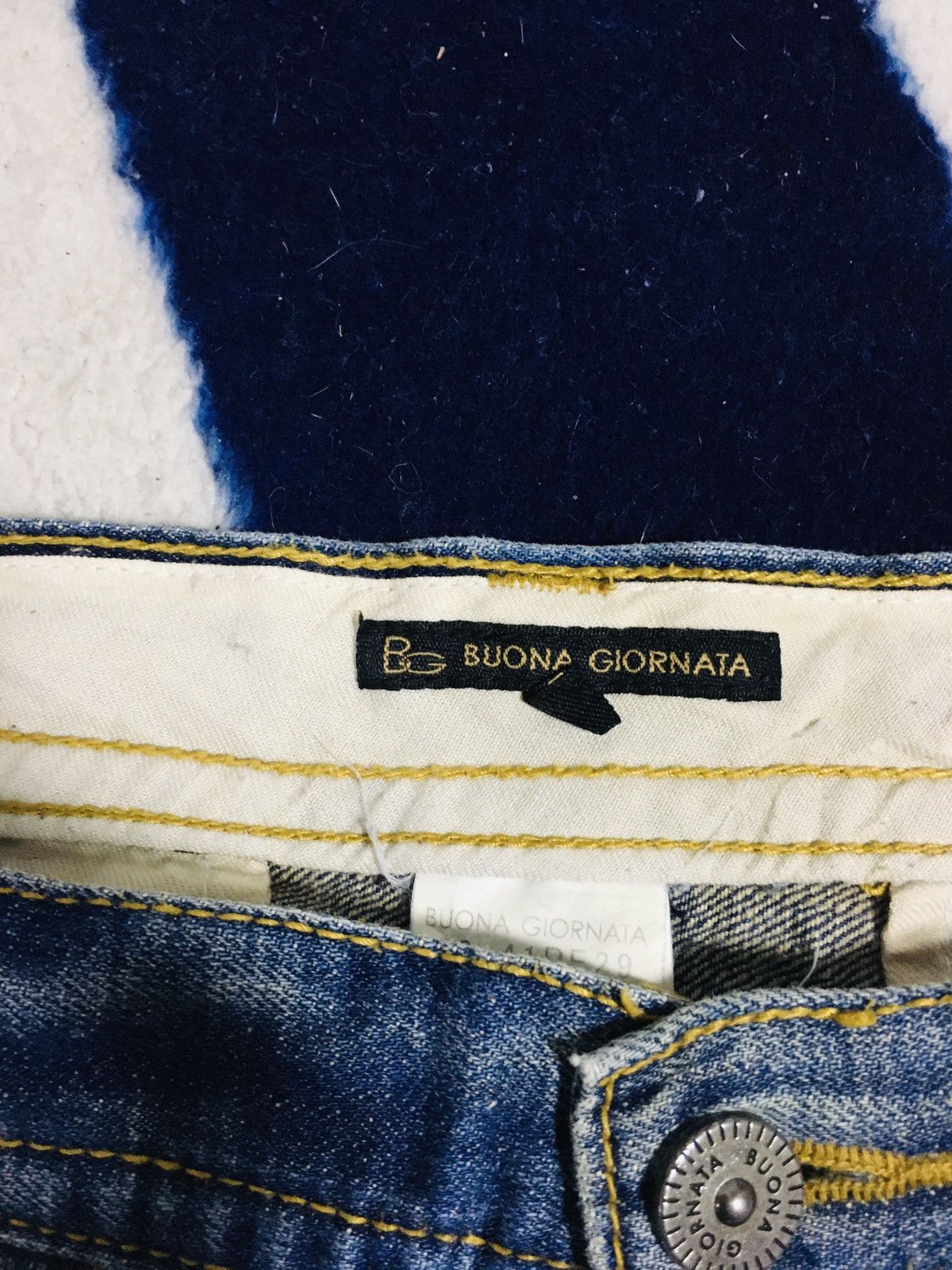 Japanese Brand × Jean Bouna Giornata Jeans (16) Size US 34 / EU 50 - 10 Thumbnail