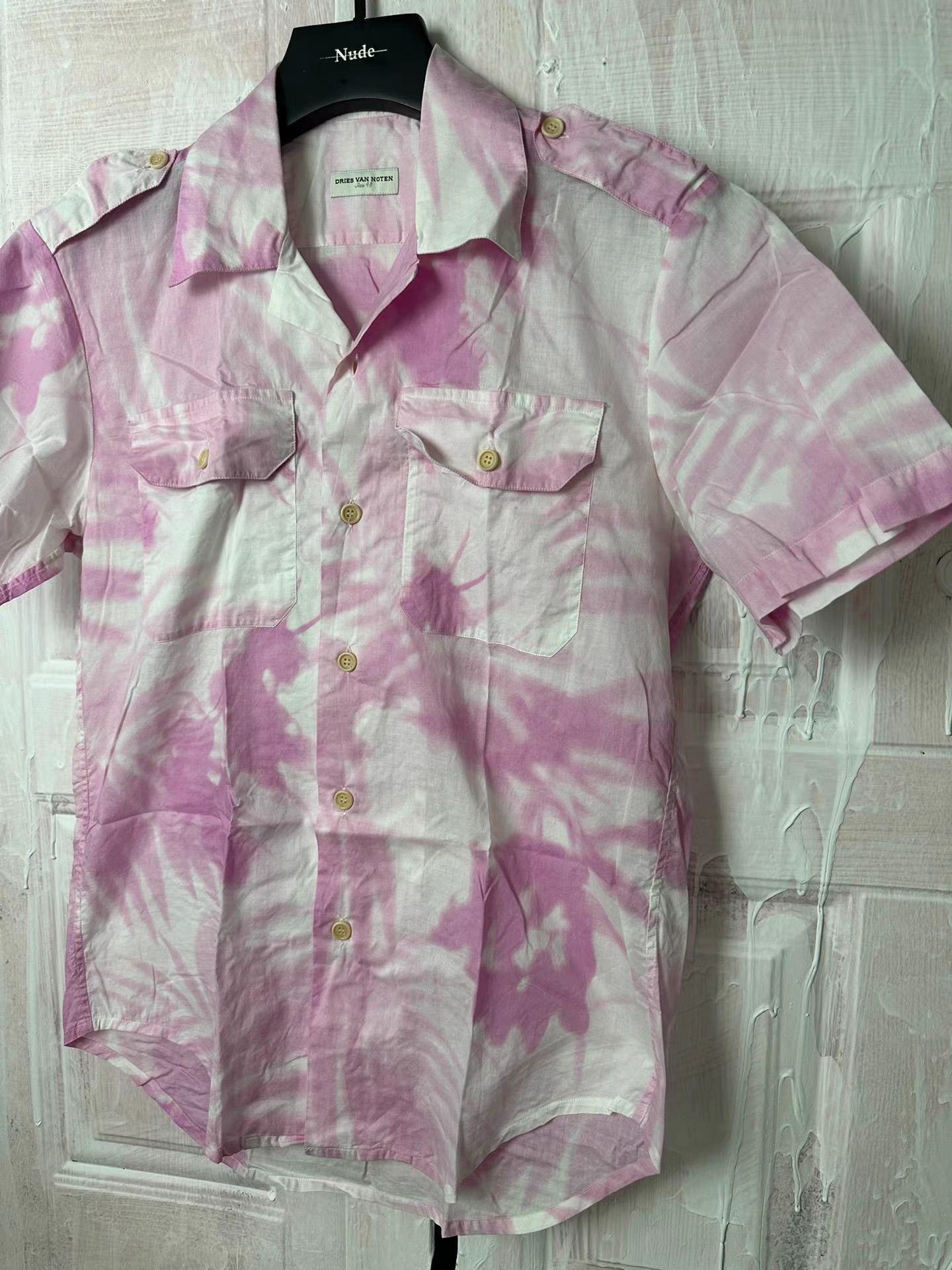 Dries Van Noten Dries van noten Tie-Dye Shirt K20 Size US M / EU 48-50 / 2 - 2 Thumbnail