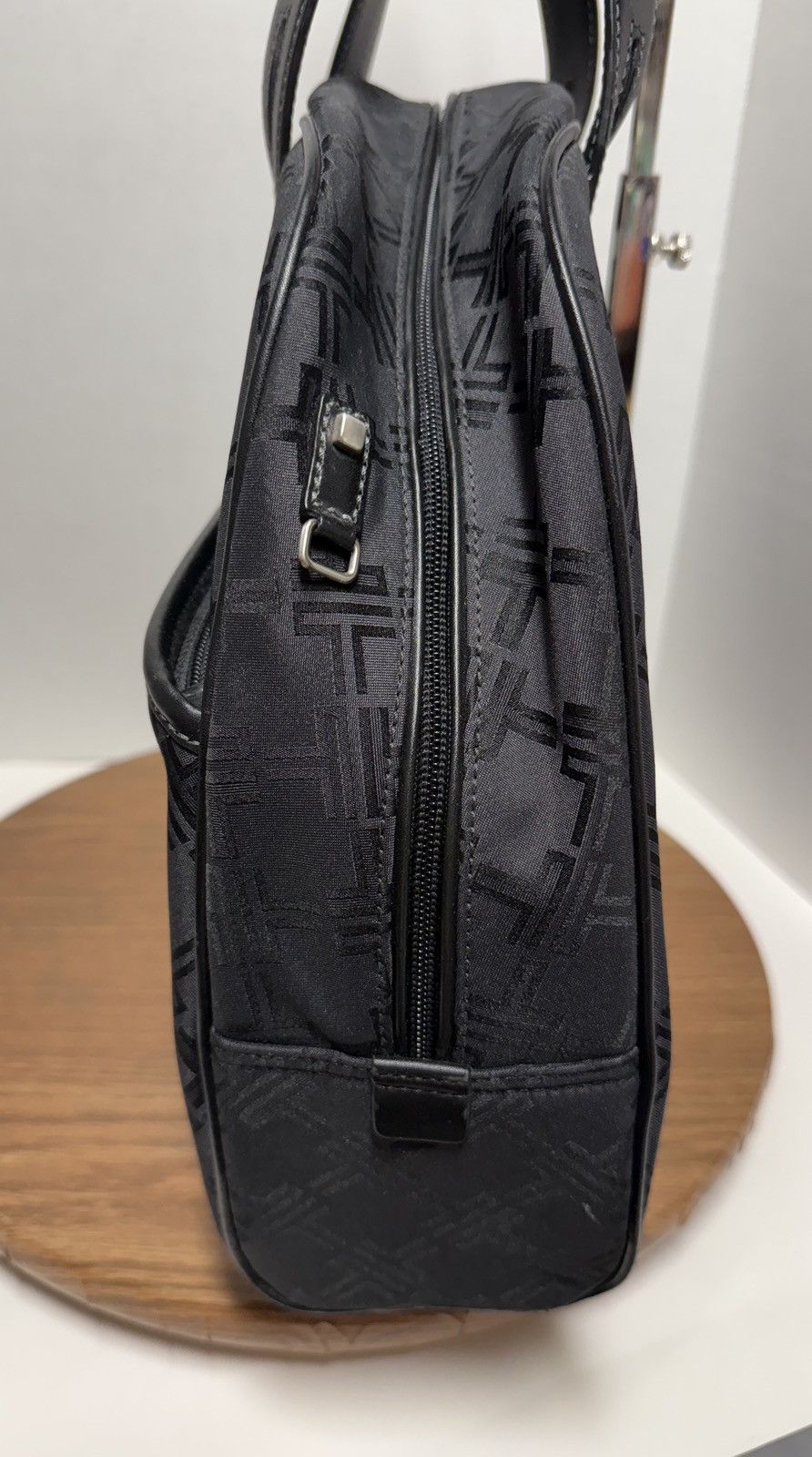 Tumi TUMI Vtg Black Monogram Ballistic Nylon Tote Bag Size ONE SIZE - 6 Thumbnail