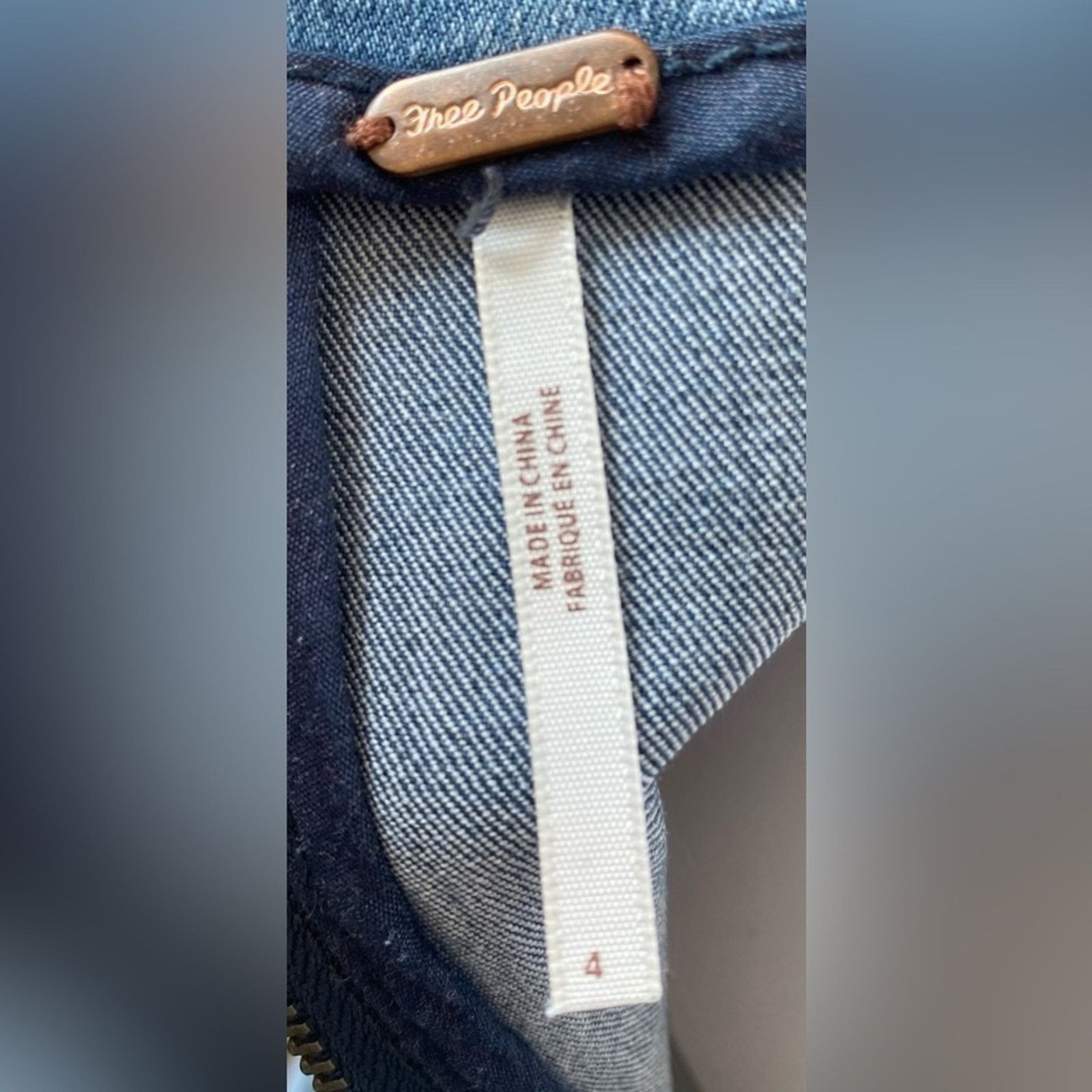Free People Free People | Jean Denim Dark Wash Mini High Rise Skirt | 4 Size 27" / US 4 / IT 40 - 3 Thumbnail