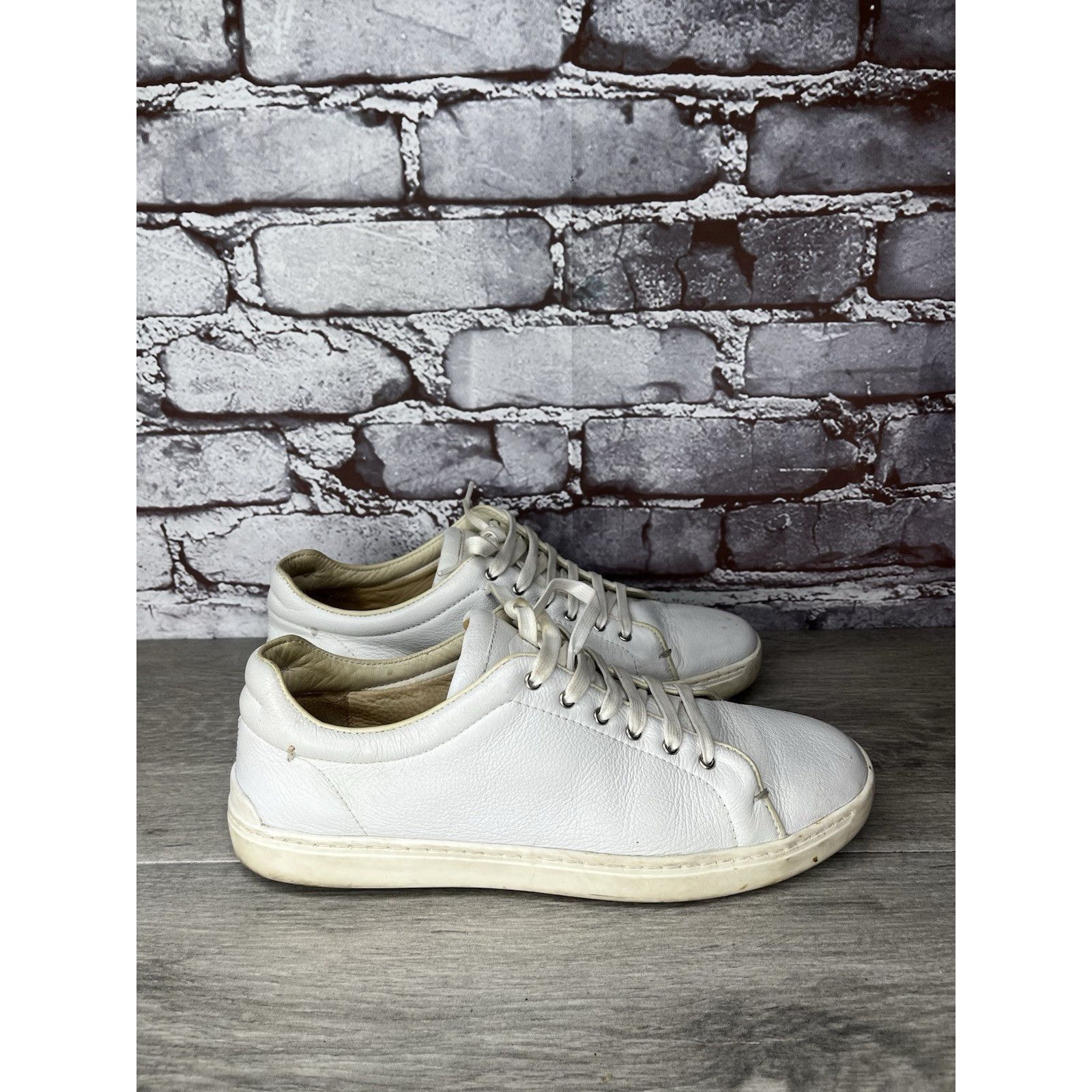 Rag & Bone $395 Rag & Bone Kent Lace Up Low White Leather Shoes Women S Size US 7.5 / IT 37.5 - 10 Thumbnail
