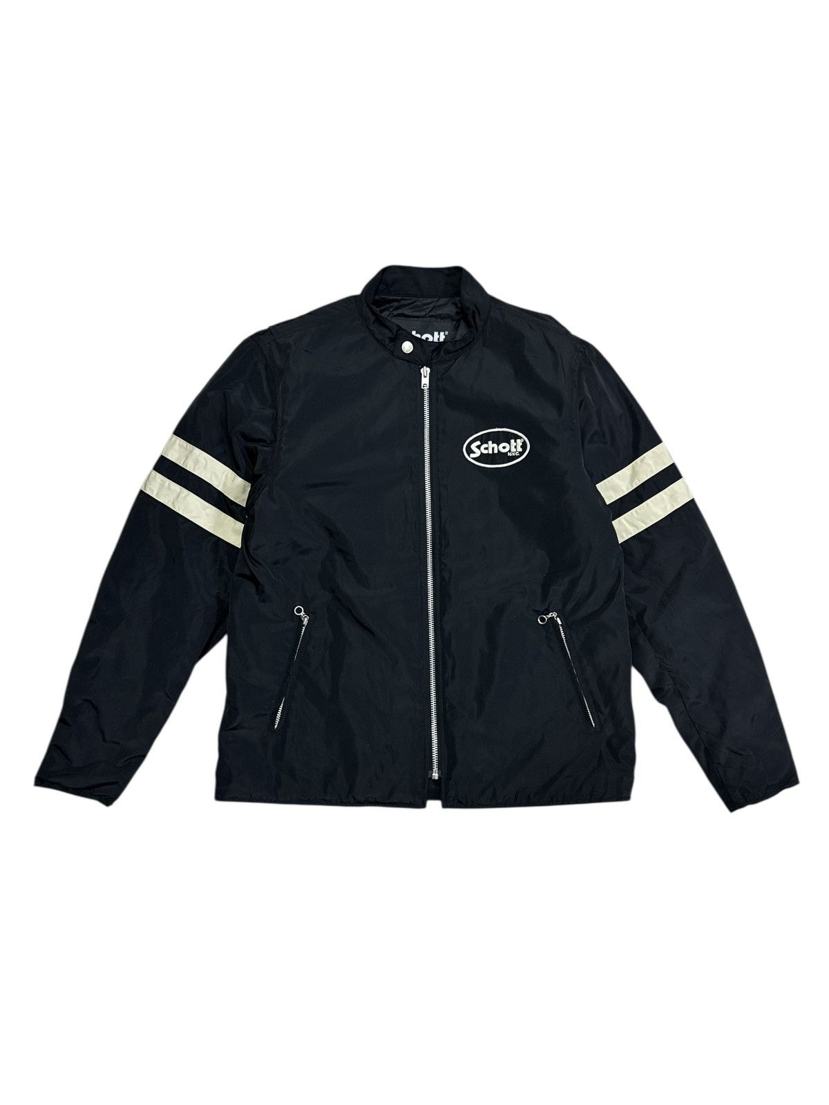 Schott SCHOTT NYC CAFE RACER BIKER JACKET Size US L / EU 52-54 / 3 - 1 Thumbnail