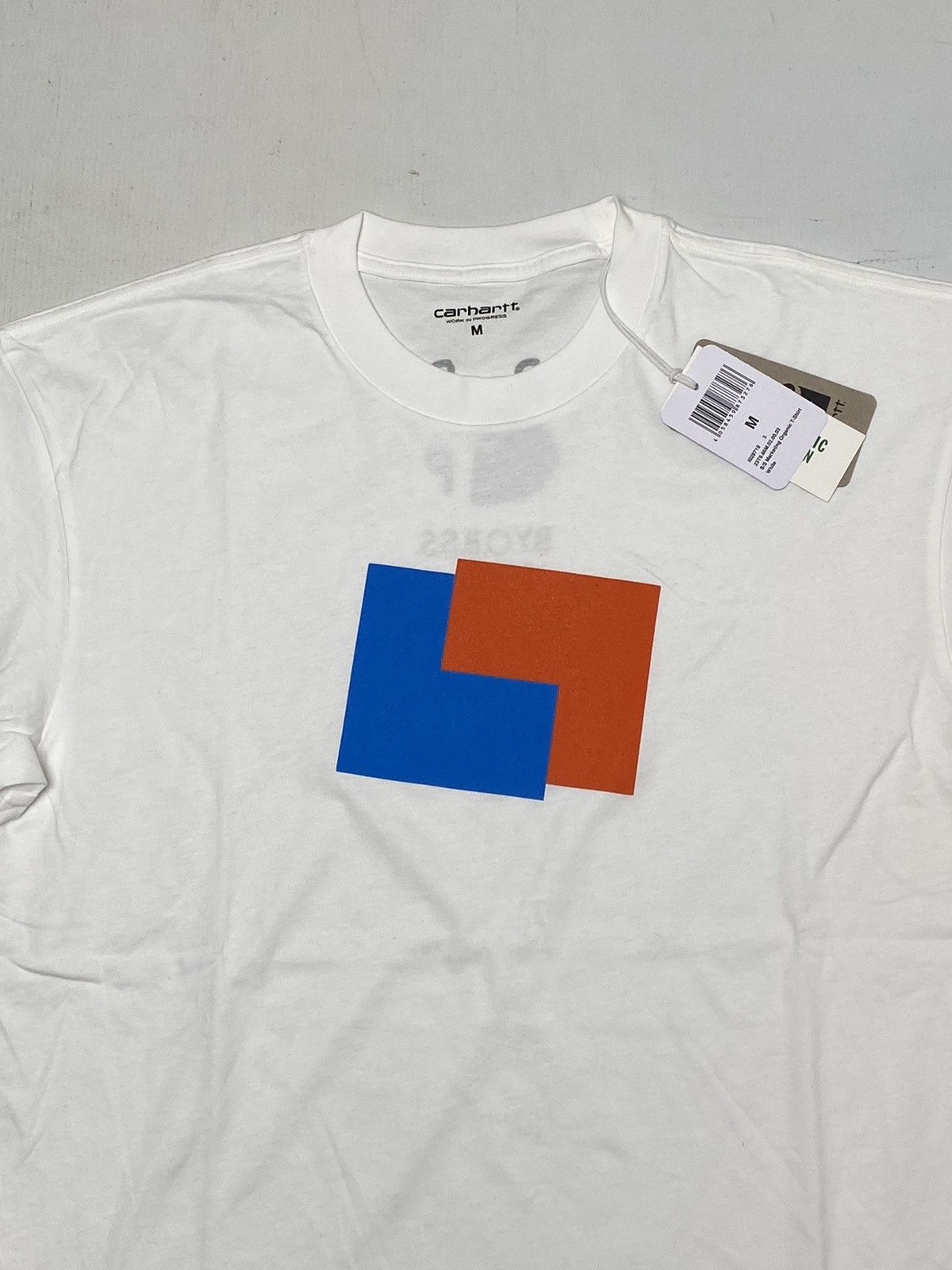 Carhartt Wip Carhartt WIP x BYOBSS T-shirt size M White new Size US M / EU 48-50 / 2 - 2 Thumbnail