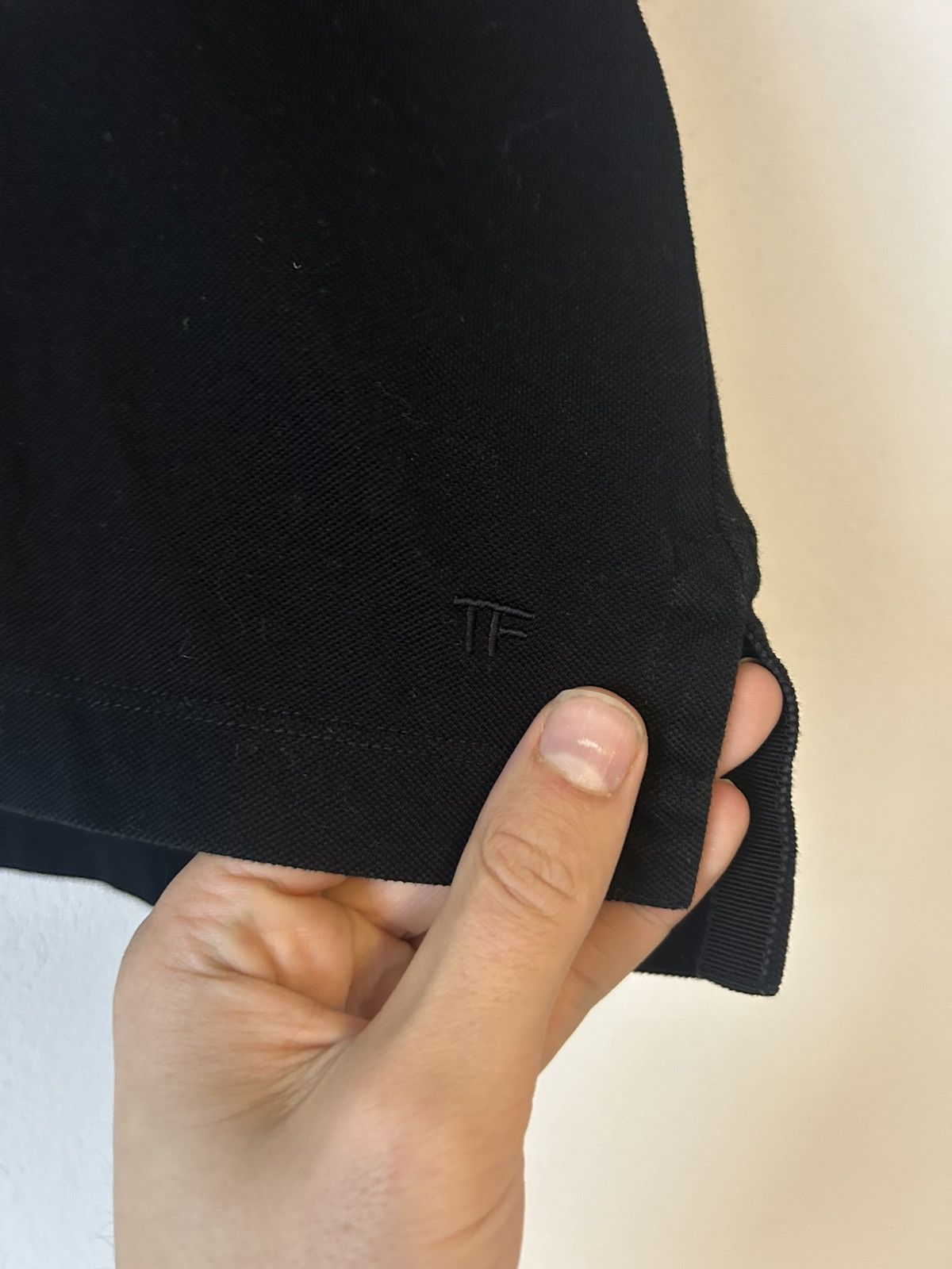 Tom Ford Tom Ford Black Classic Polo Shirt Size US M / EU 48-50 / 2 - 5 Thumbnail