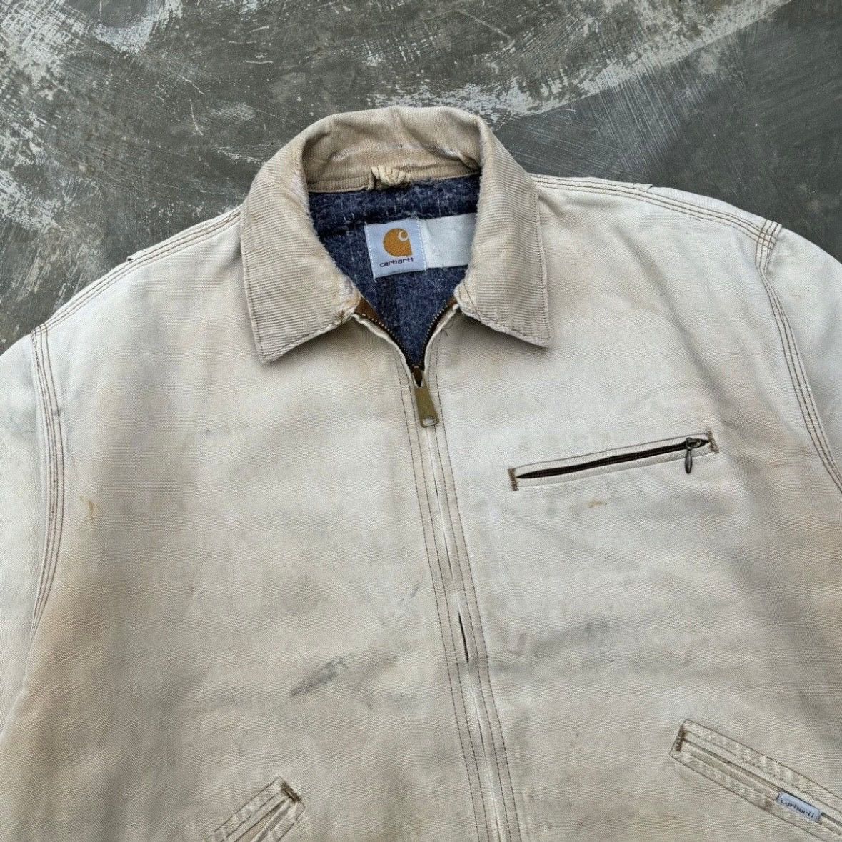 Carhartt Vintage 90s Faded Carhartt Detroit Jacket BRN Size US L / EU 52-54 / 3 - 2 Thumbnail