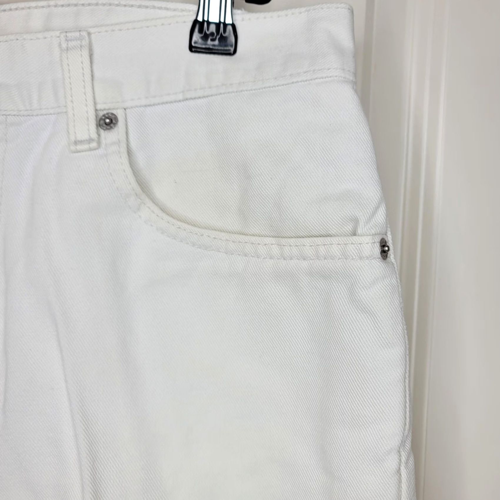 Levi's VINTAGE Levi's Shorts 34 White Denim 5-Pocket 505 Regular Fit Bermuda Casual USA Mens Size US 34 / EU 50 - 5 Thumbnail