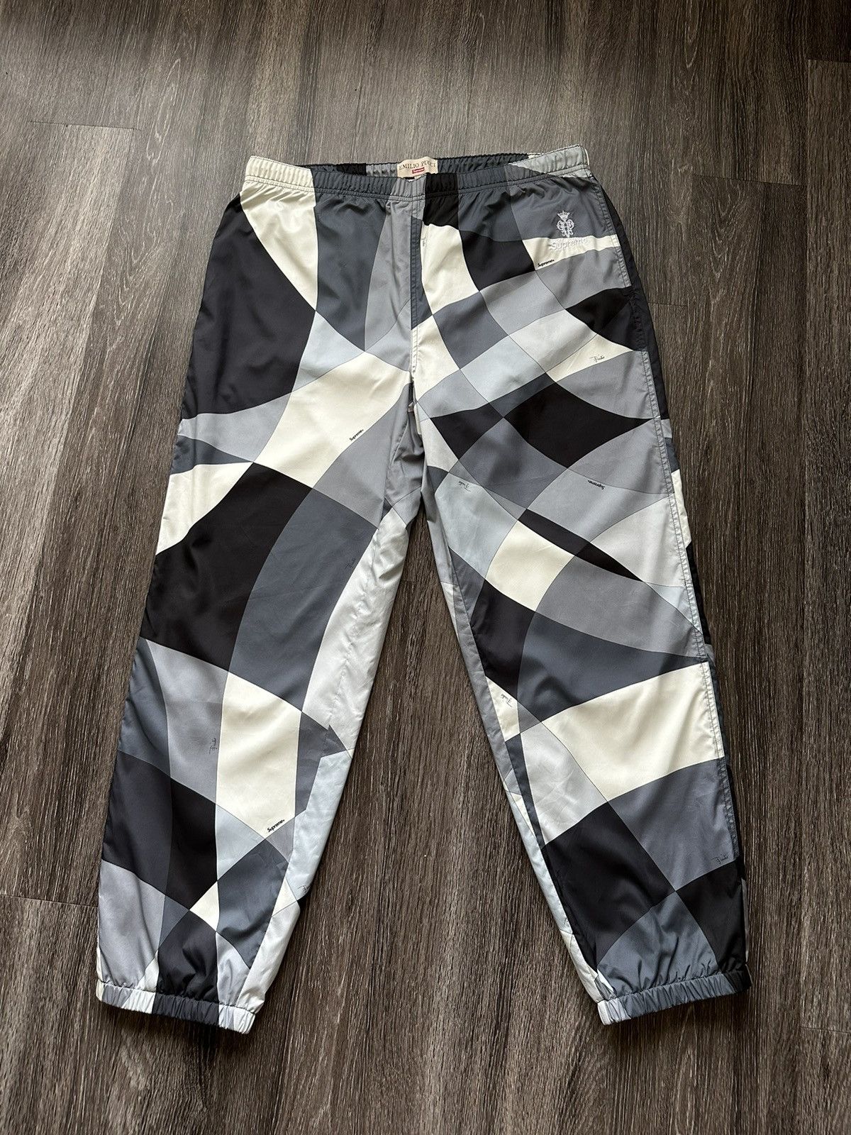 Supreme Emilio Pucci Supreme Sport Pant Black Grey Jogger Size XL