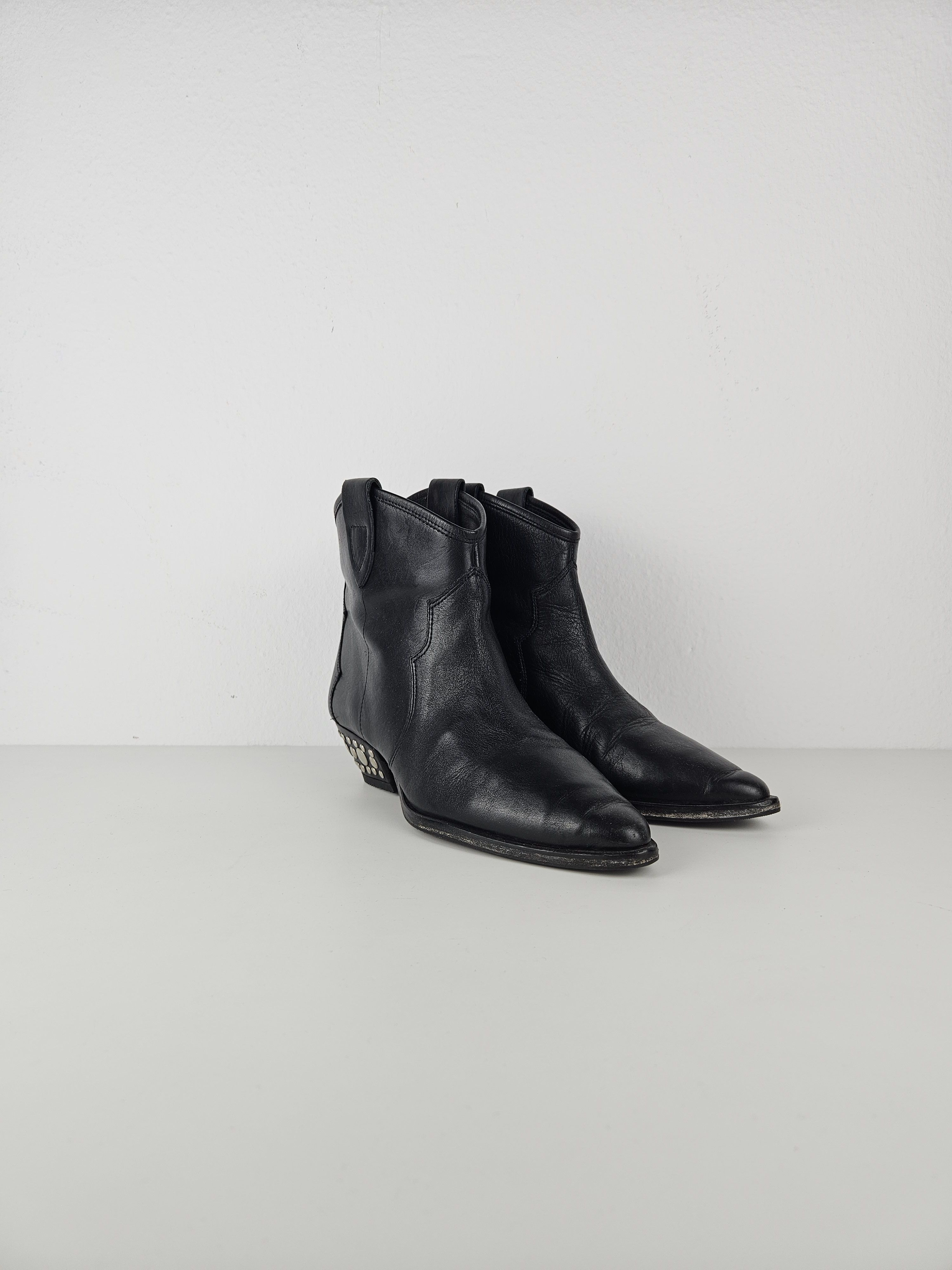 Isabel Marant Isabel Marant leather cuban heel studded cowboy ankle boots Size US 9 / IT 39 - 4 Thumbnail
