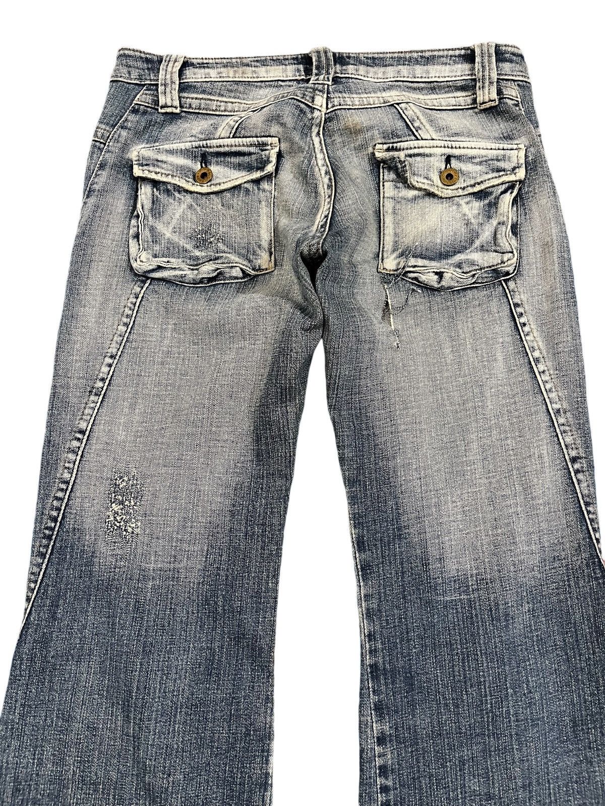 Camel × Vintage Vintage Camel Road Flare Bell Bottom Grunge Denim Size US 32 / EU 48 - 6 Thumbnail