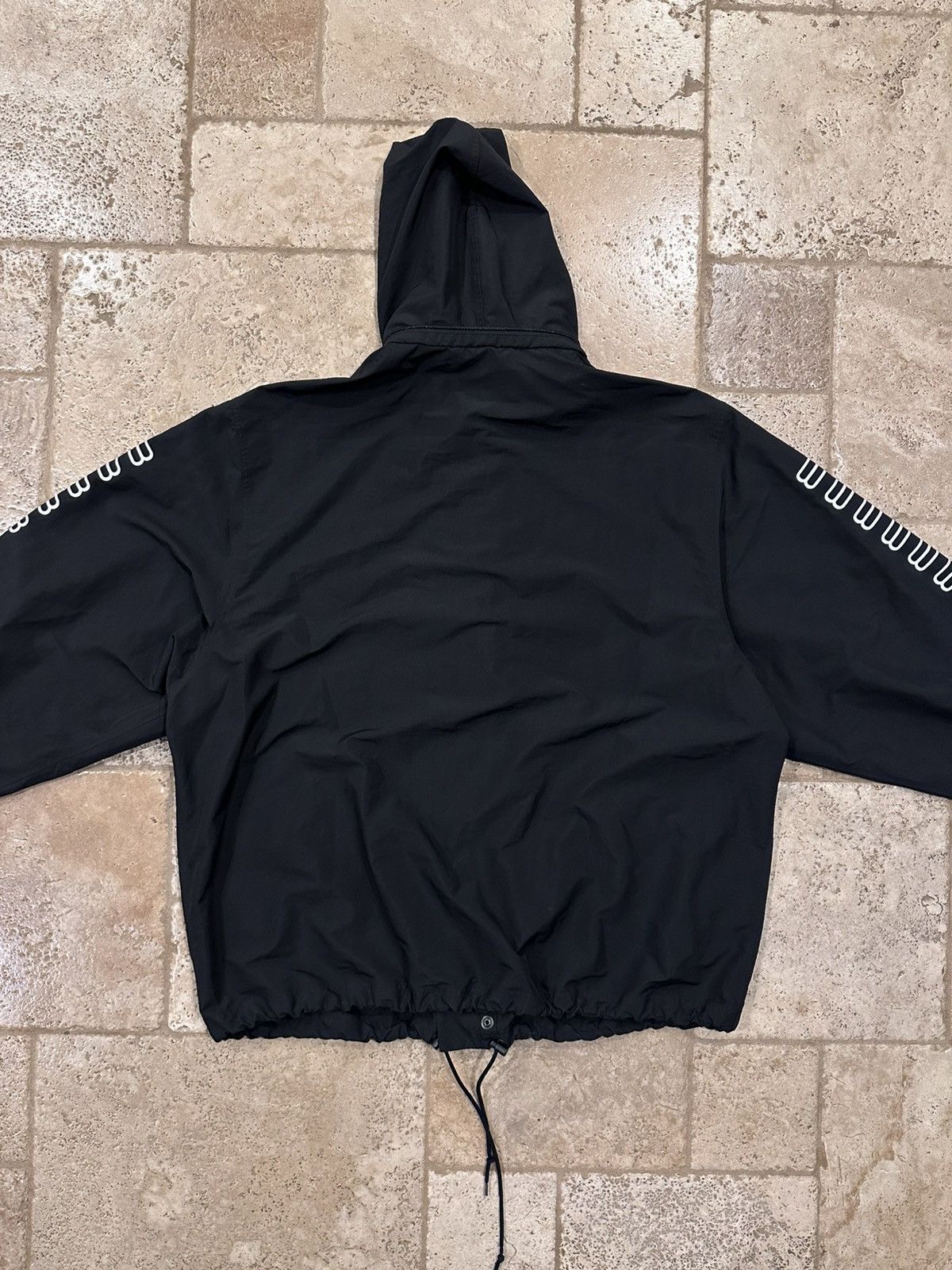 Balenciaga Balenciaga Double BB Icon Arm Print Coaches Black Zip Jacket Size US M / EU 48-50 / 2 - 9 Thumbnail