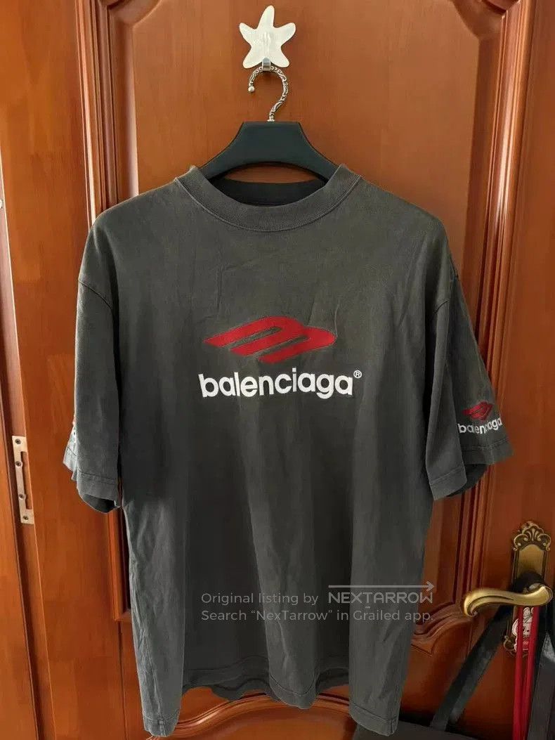 Balenciaga Balenciaga 3B Embroidered Logo T-shirt. Size US S / EU 44-46 / 1 - 1 Thumbnail