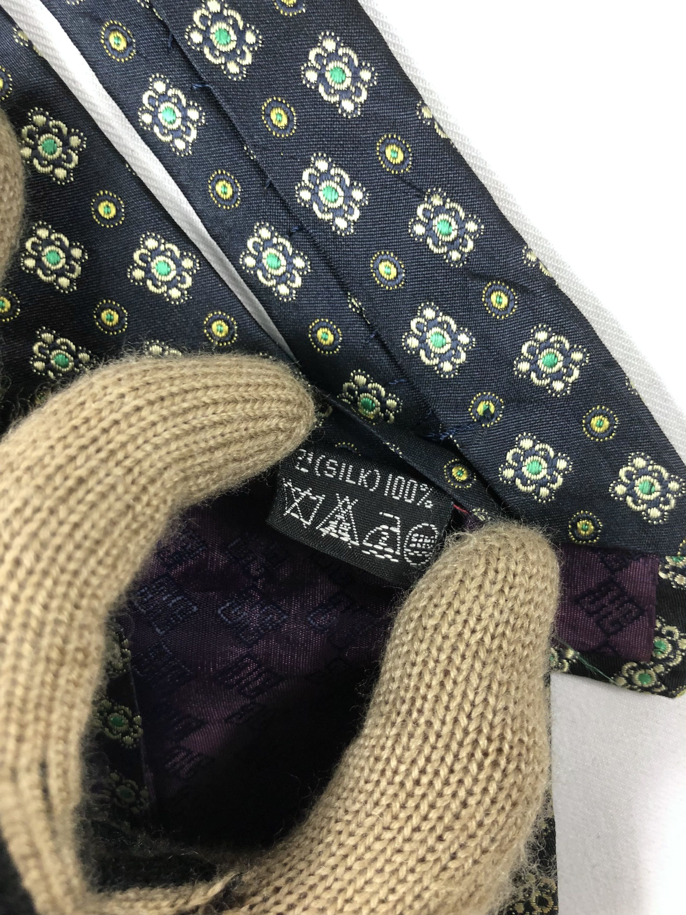Givenchy Rare Monsieur Givenchy Silk Tie Size ONE SIZE - 8 Thumbnail