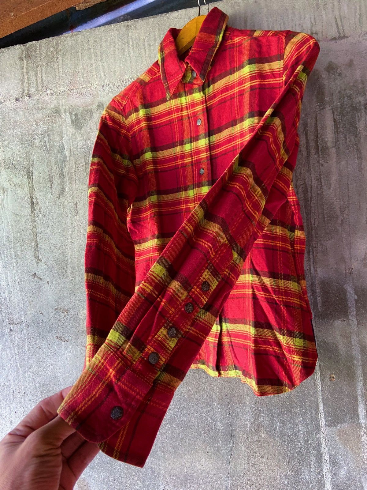 If Six Was Nine AUTHENTIC SEXY JAPANESE PLAID BUTTON DOWN SHIRT Size US S / EU 44-46 / 1 - 3 Thumbnail