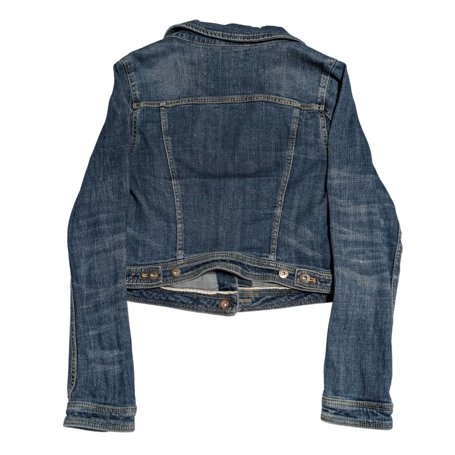 Anthropologie Anthropologie Pilcro Letterpress Crop Denim Classic Jacket M Size M / US 6-8 / IT 42-44 - 6 Thumbnail